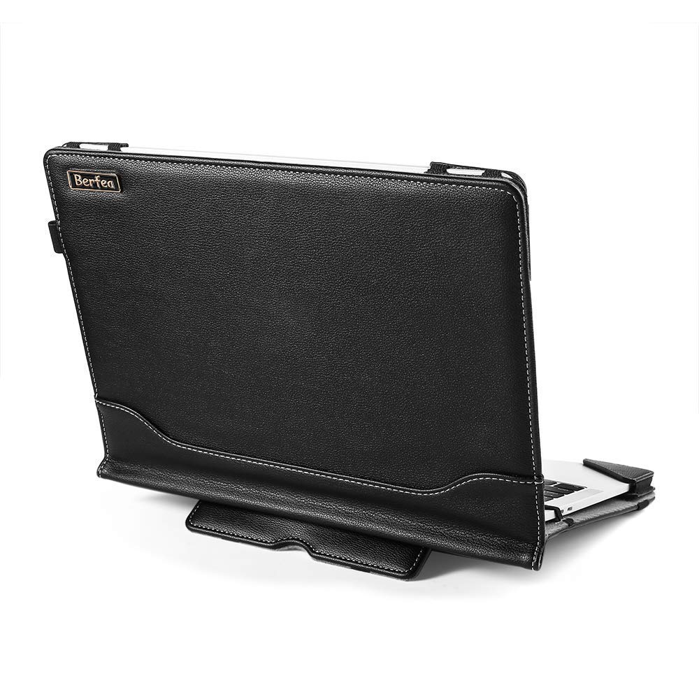 Premium PU Leather Laptop Case for Lenovo ThinkPad X1 Extreme Gen 3 (15.6 Inch) - Shockproof Hard Shell Protective Cover with Stand Feature | Perfect for Business Travel, Office & School Use