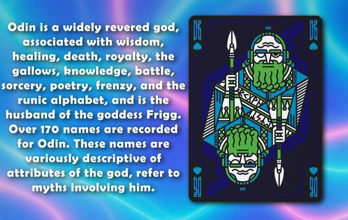 Valkyries Limited Edition Walhalla Playing Cards - Premium Collectible Card Deck for Magic Tricks, Poker Games & Gift Giving