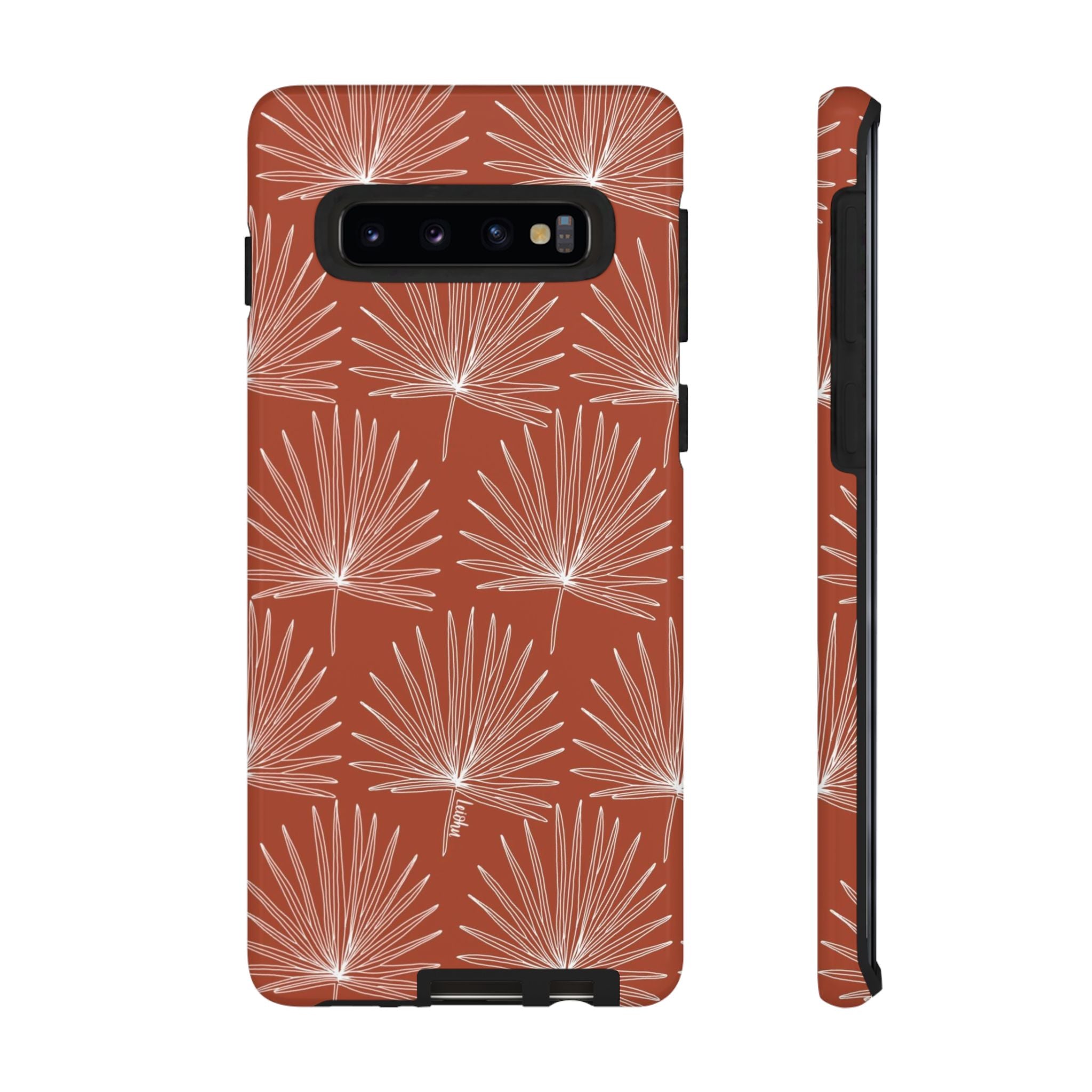 Samsung Galaxy Phone Case with Fan Palm Design - Durable Protective Cover for Everyday Use, Travel & Outdoor Activities