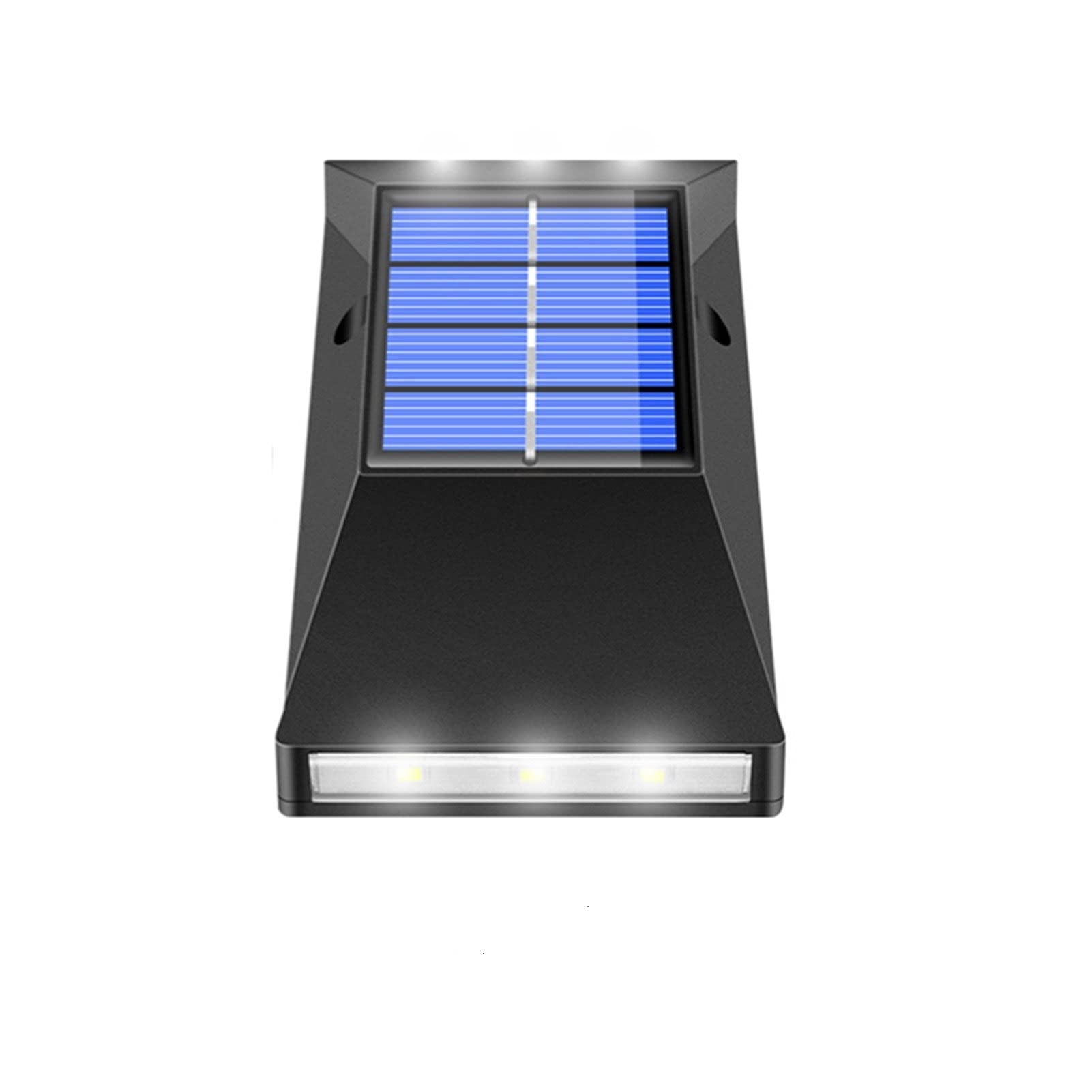 AGOUNOD Solar Lights Outdoor - 2 Pack Waterproof LED Wall Lights with PIR Motion Sensor, Solar Powered for Garden, Pathway, Patio, and Yard Decoration (White Light) - Ideal for Nighttime Safety & Landscape Lighting