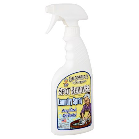 Grandma's Secret Laundry Stain Remover Spray - 16 oz (8-Pack) | Powerful Fabric Stain Cleaner for Clothes, Upholstery & Carpets | Ideal for Home, Travel & Emergency Stain Removal