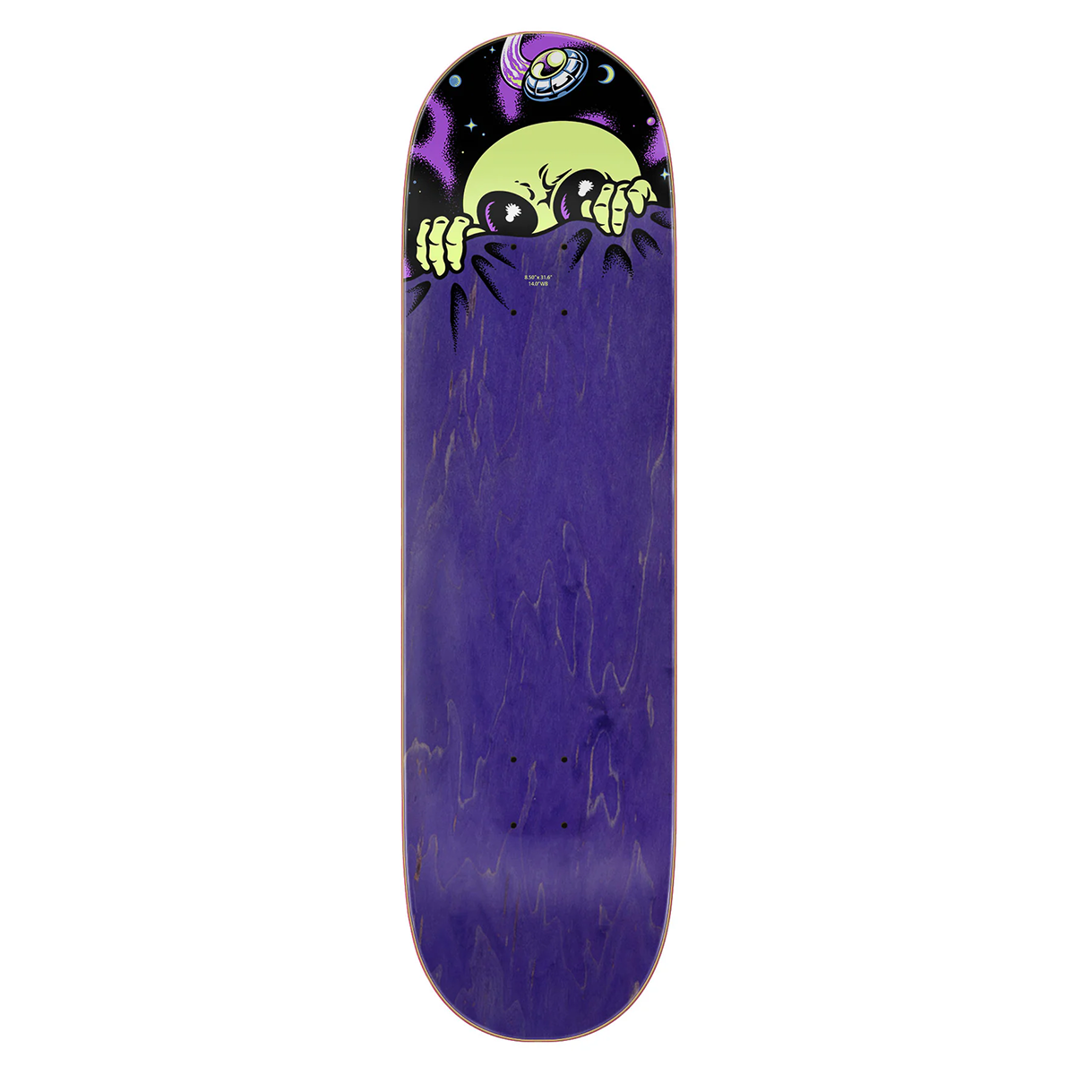 Santa Cruz Knibbs Invasion Hand Skate Deck 8.5