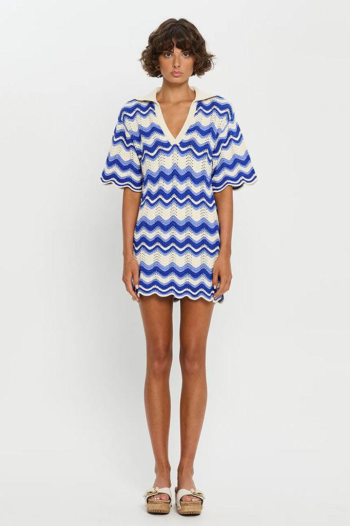 Kivari Leighton Mini Dress - Women's Floral Print Short Sleeve Party Dress for Summer, Date Night & Cocktail Events