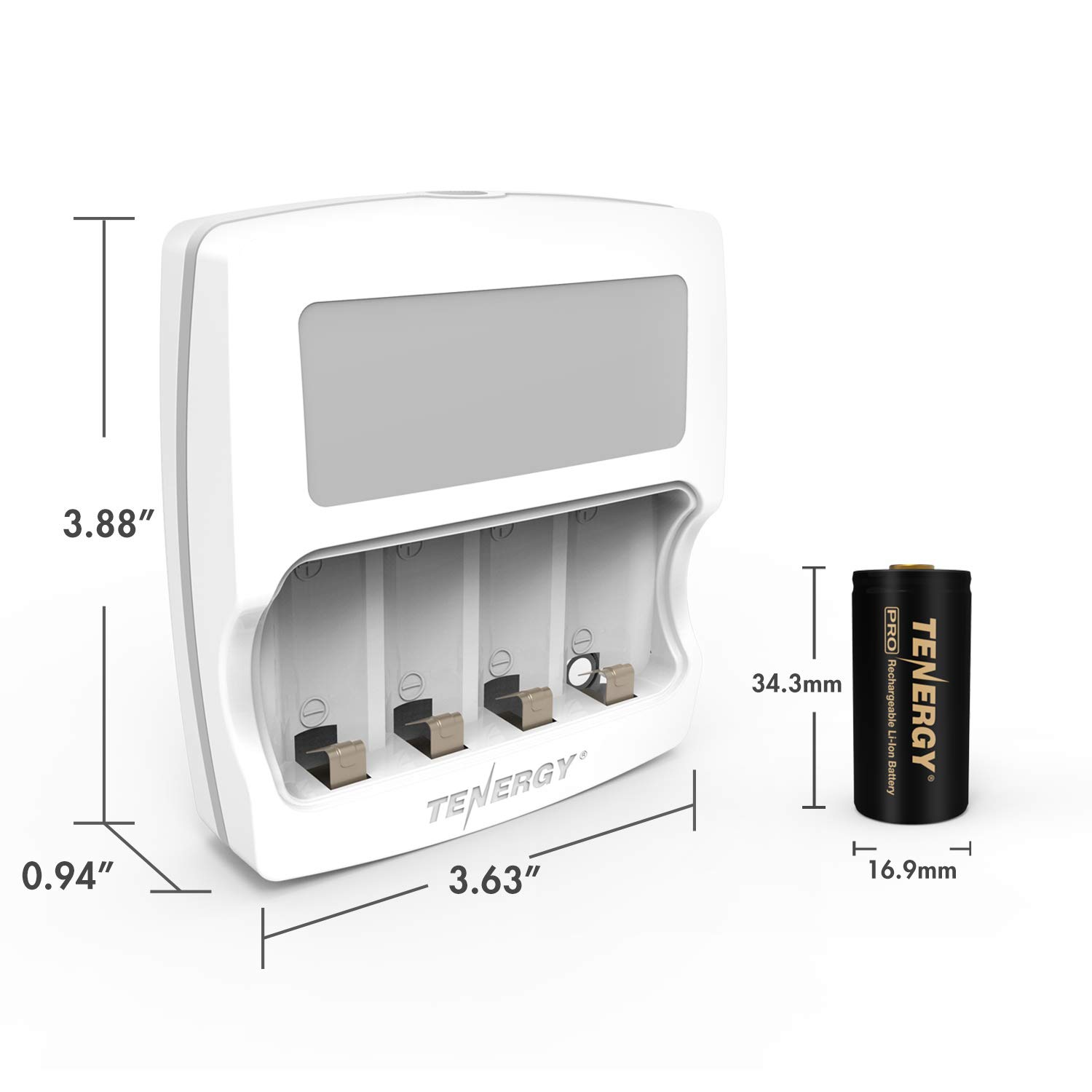 Tenergy 12 Pack Rechargeable AA Batteries with Smart Charger - Compatible with Arlo Pro, Pro 2, Ultra & Essential Wireless Security Cameras (Arlo Certified) - Perfect for Home Security & Outdoor Monitoring