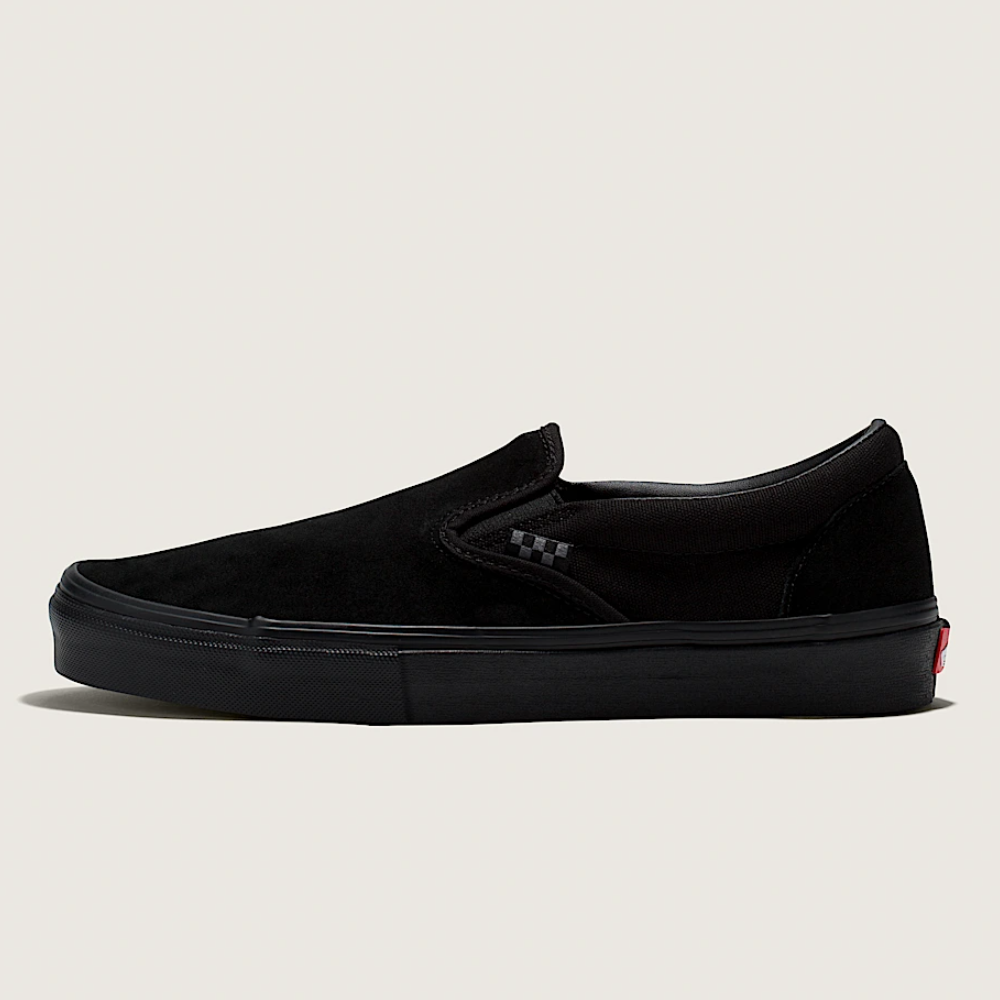 Vans Skate Slip-On Shoes for Men - Black/Black | Comfortable & Durable Skateboarding Sneakers for Casual Wear & Street Style