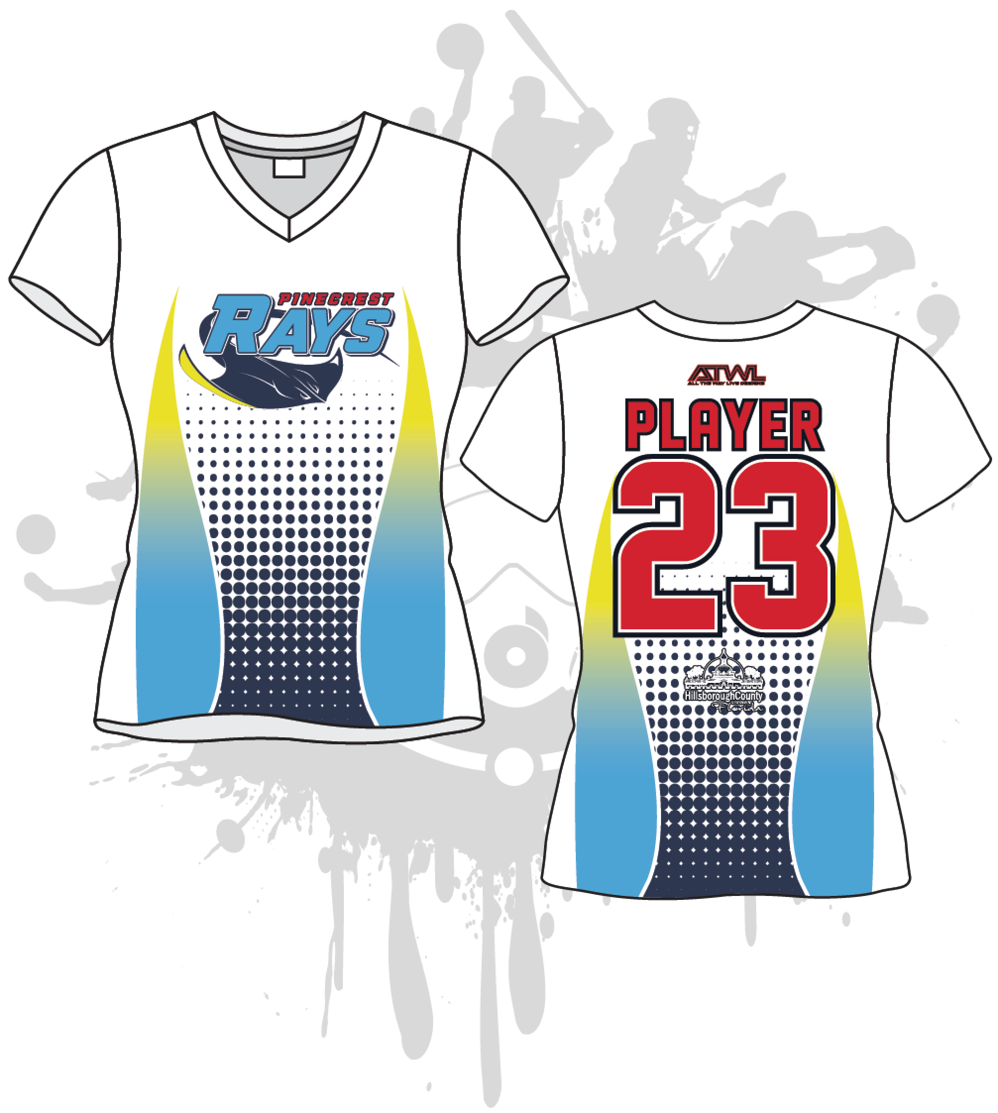 Pinecrest Little League Women's Baseball Shirt - Comfortable & Stylish Team Jersey for Youth Softball Games & Practice