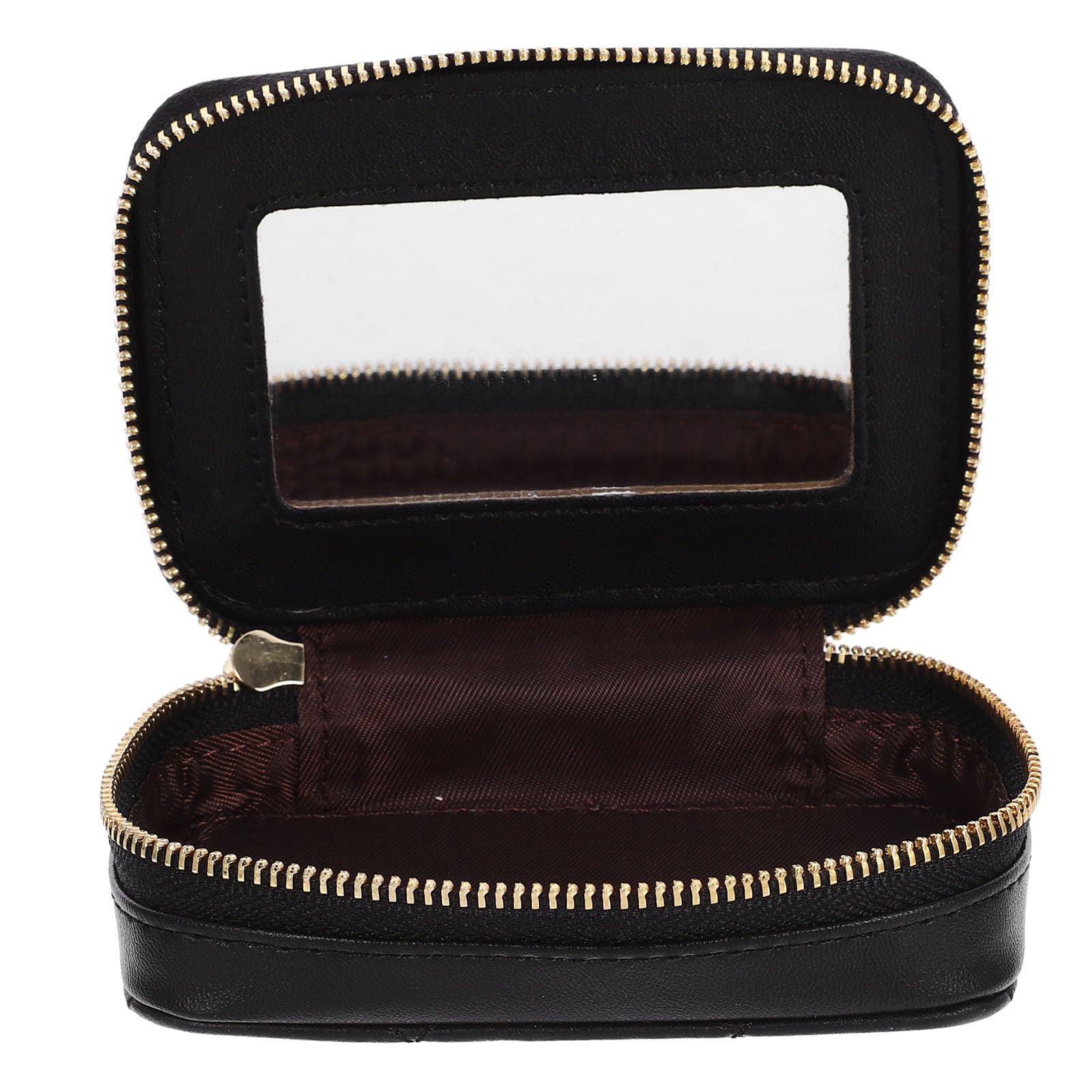 Lipstick Organizer with Mirror - Travel Makeup Case for Purse Storage