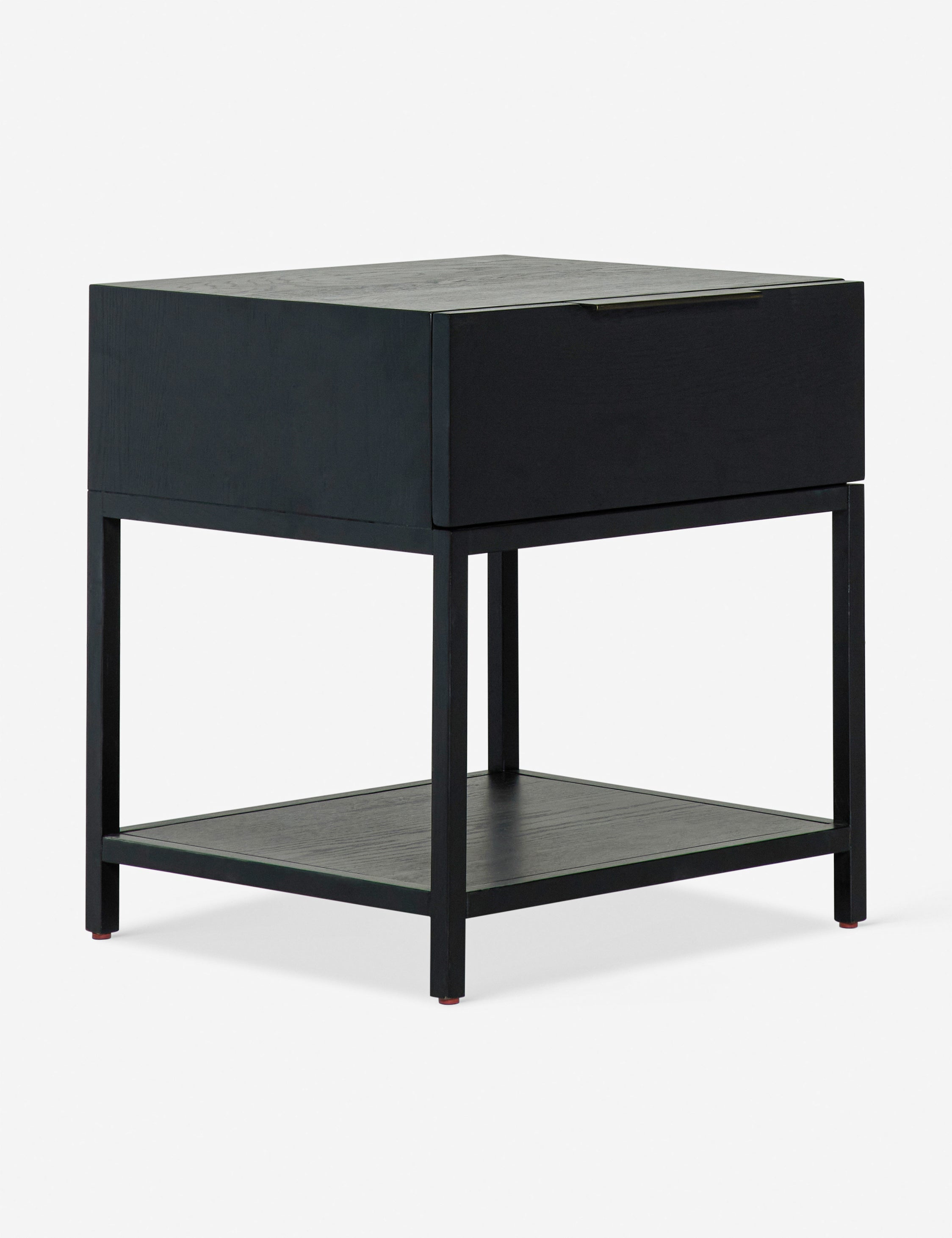 Modern Dana Nightstand with Drawer - Wooden Bedside Table for Bedroom, Living Room & Office - Compact Storage Solution for Small Spaces
