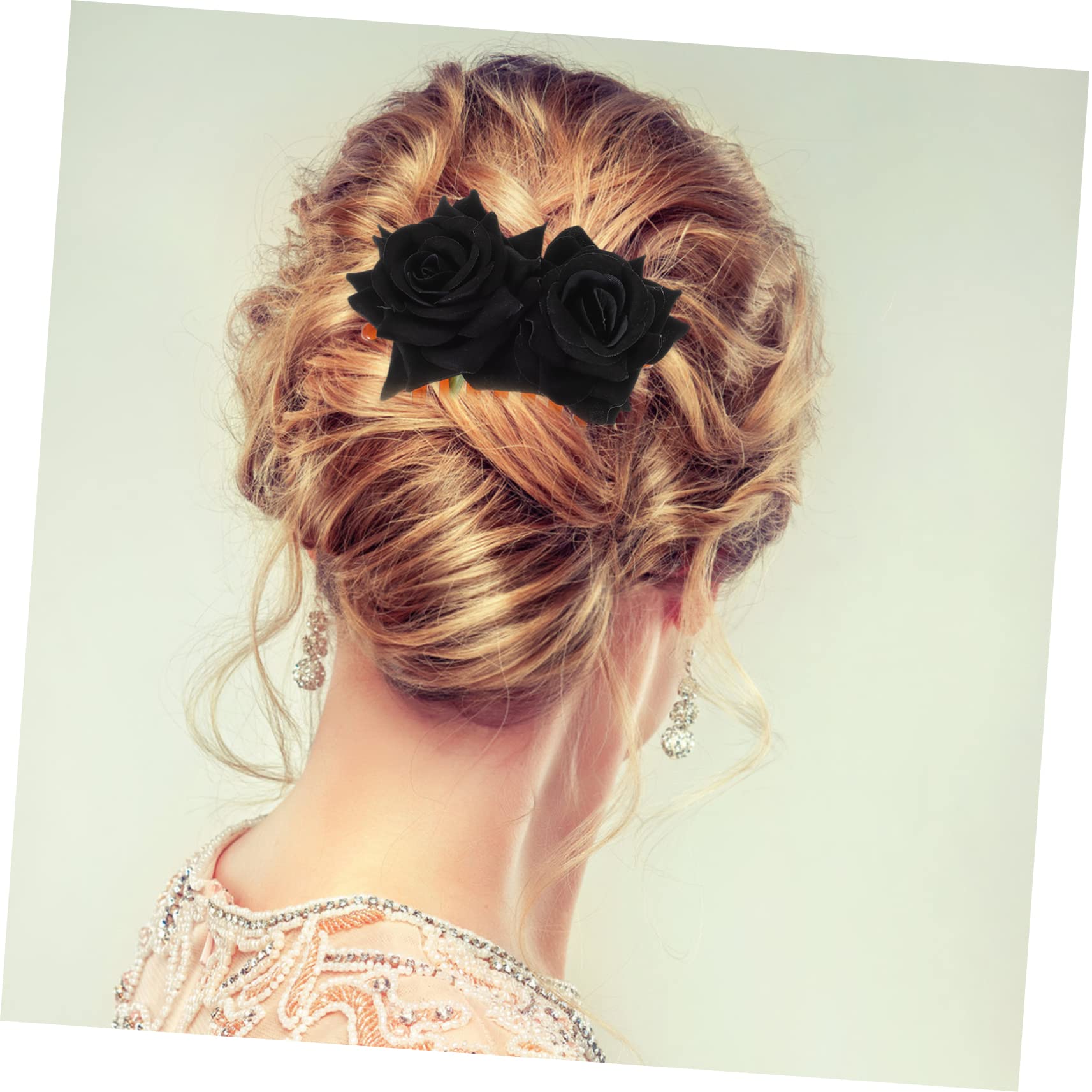 FOMIYES Bridal Hair Clip Set - Rose Flower Hairpin for Wedding & Bridal Accessories - Perfect for Brides & Special Occasions