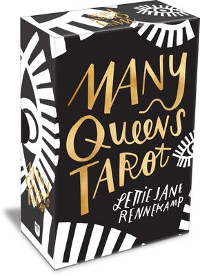 Many Queens Tarot Deck - Premium 78-Card Tarot Set for Divination, Meditation & Spiritual Guidance | Perfect for Beginners & Professional Readers