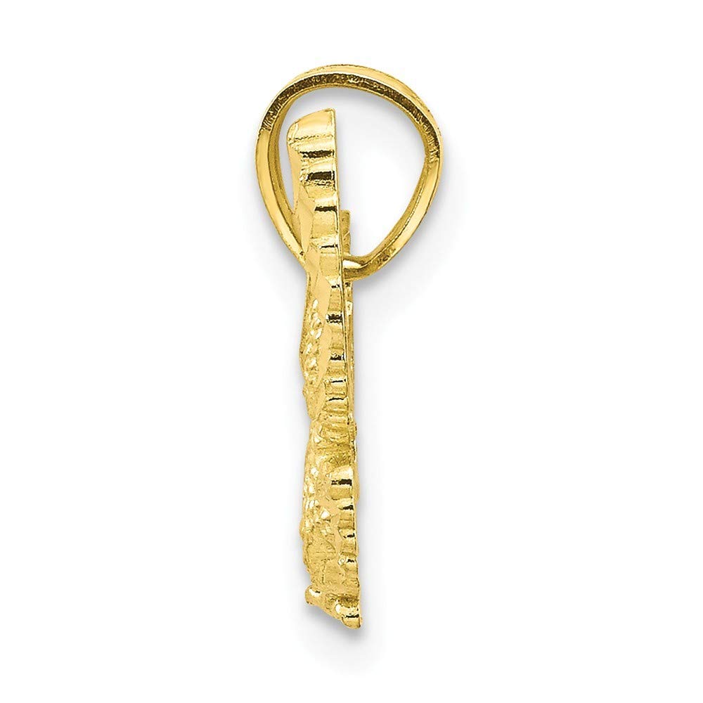 10K Yellow Gold Eagle Charm Pendant - Roy Rose Jewelry for Men & Women - Perfect for Gifts, Necklaces & Bracelets