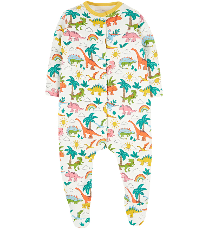 Adorable Dinosaur Babygrow - Cute Dino Print Onesie for Infants & Toddlers - Perfect for Playtime, Nursery & Photo Shoots