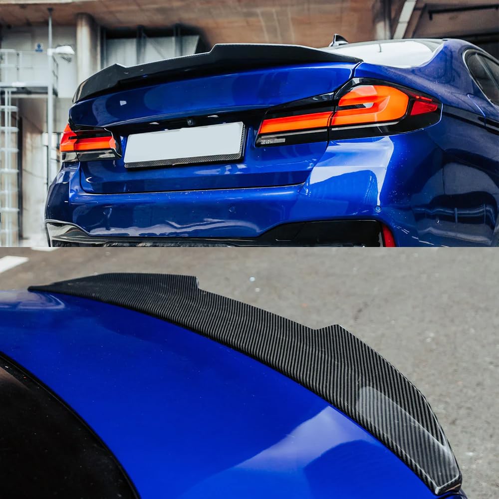 Carbon Fiber Rear Trunk Spoiler Wing for BMW G30 520i 530i 540i M Sport (2017-2023) - High Performance Style Upgrade for Sedans - Perfect for Racing & Car Shows