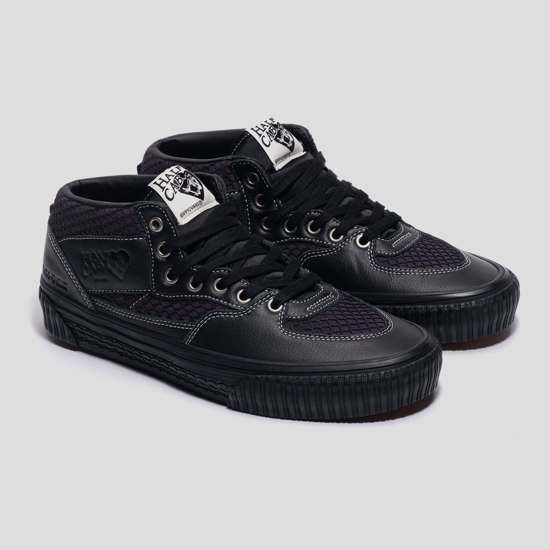VANS X Passport Skate Half Cab Shoes - Black/Night Suede - Men's Skateboarding Sneakers for Street Style & Extreme Sports