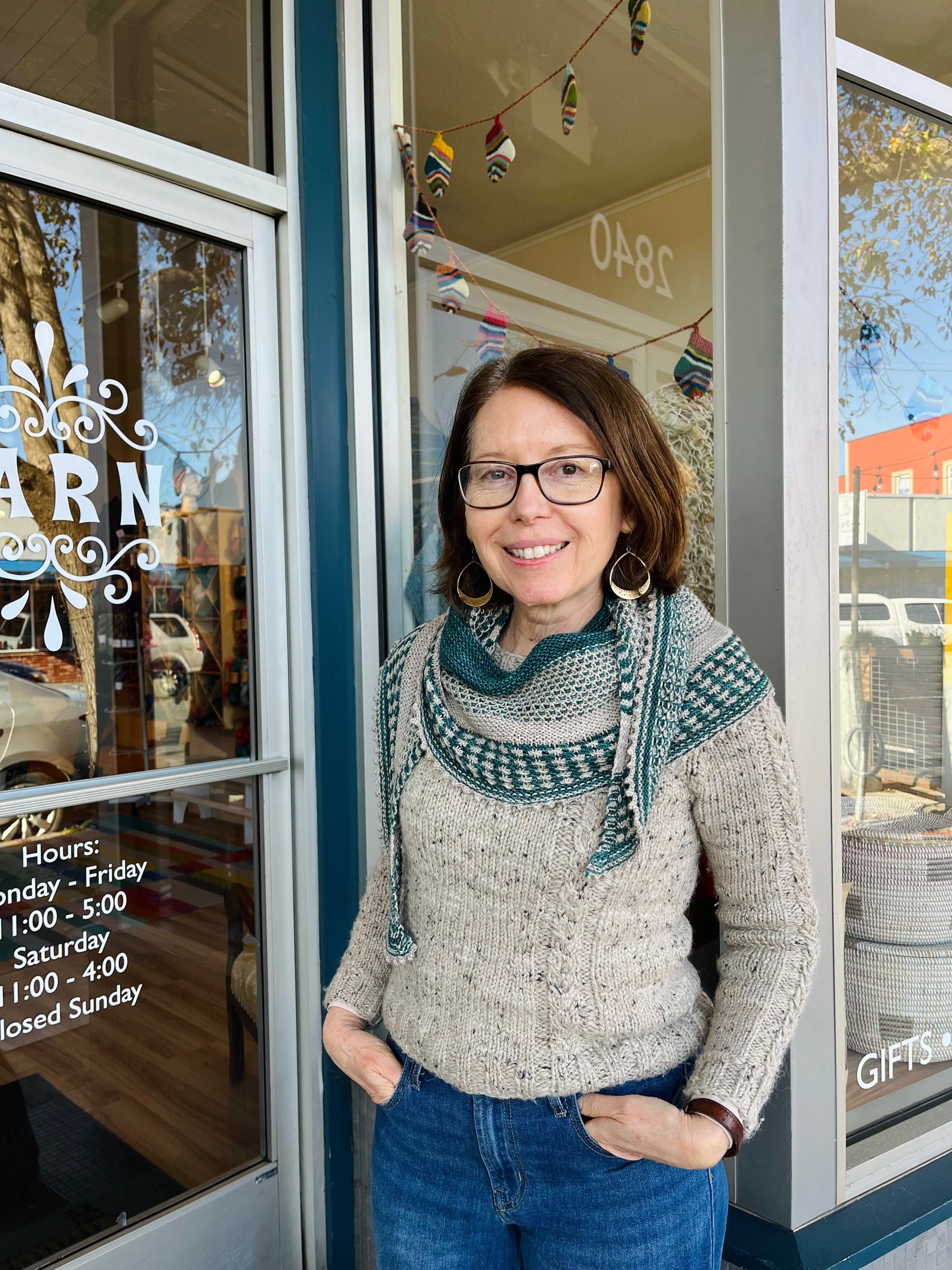 Sunny Brae Shawl Knitting Pattern - Digital Download by Sweet Shop Patterns - Perfect for Cozy Evenings & Handmade Gifts
