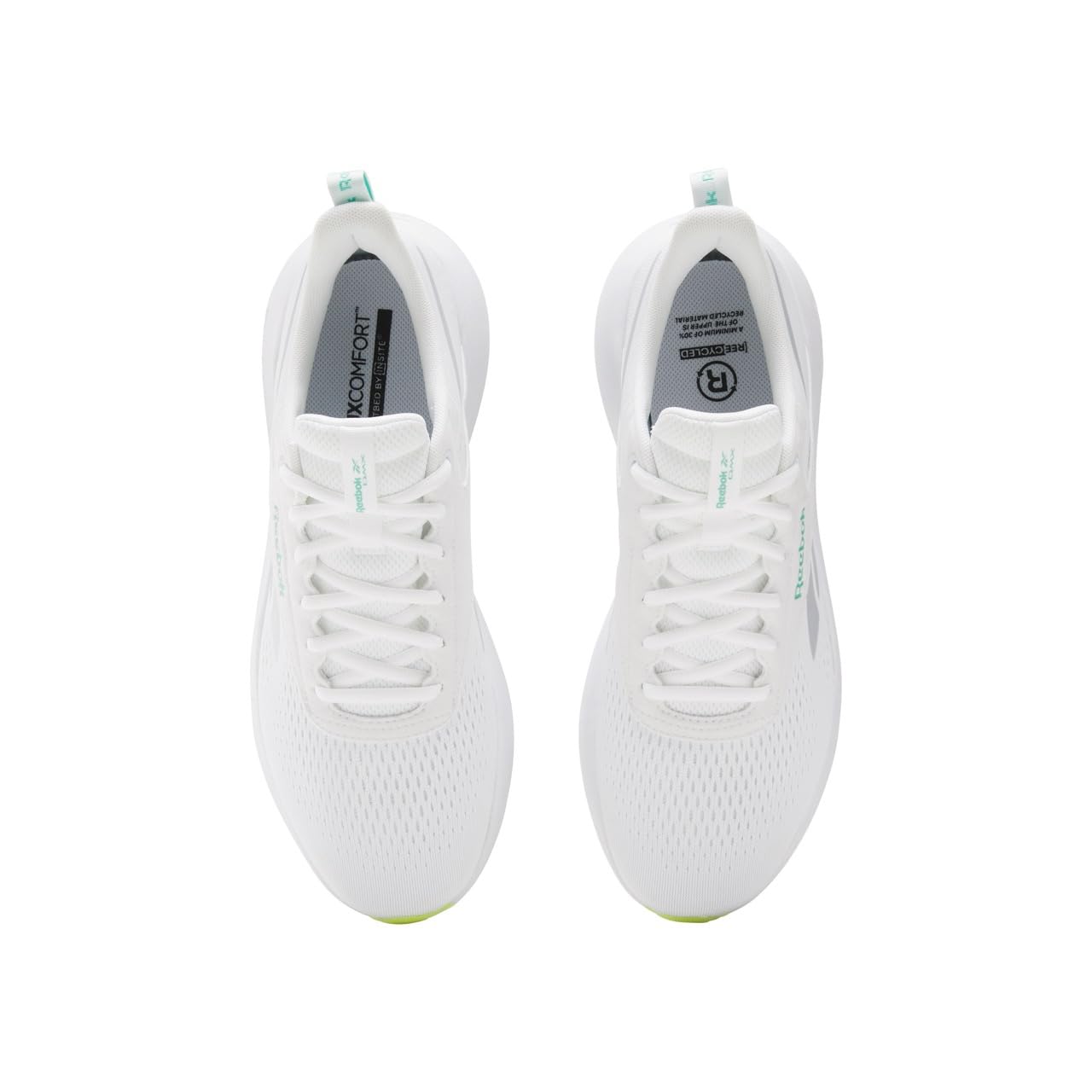 Reebok DMX Comfort + Unisex Adult Sneakers - White Grey 1 Digital Lime, Size 36.5 EU | Running Shoes for Men & Women | Perfect for Gym, Walking & Casual Wear