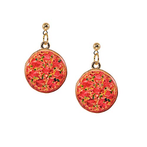 Pepperoni Pizza Earrings