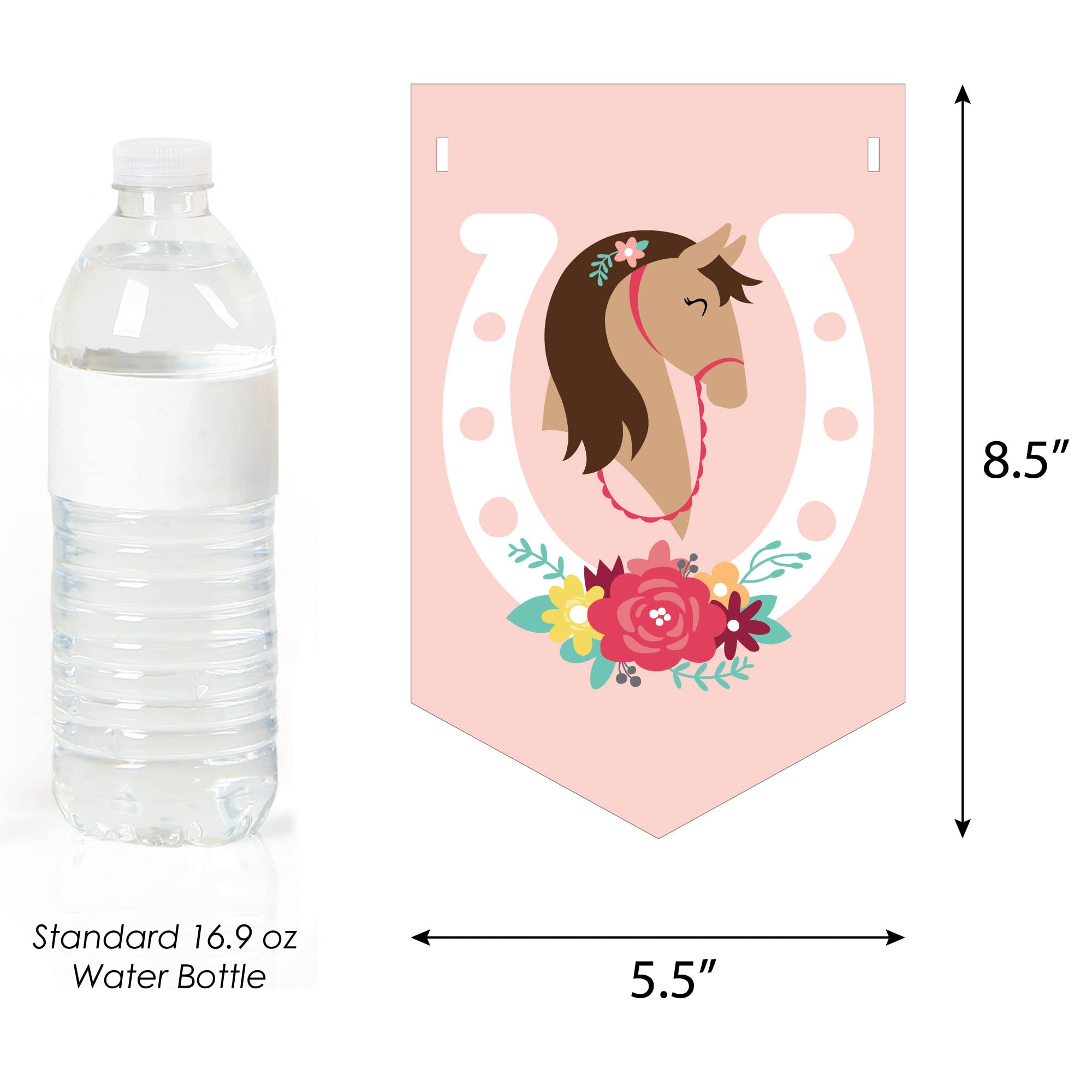 Personalized Run Wild Horses Birthday Banner - Custom Name Pony Party Decorations for Kids - Perfect for Birthday Celebrations, Baby Showers & Nursery Decor