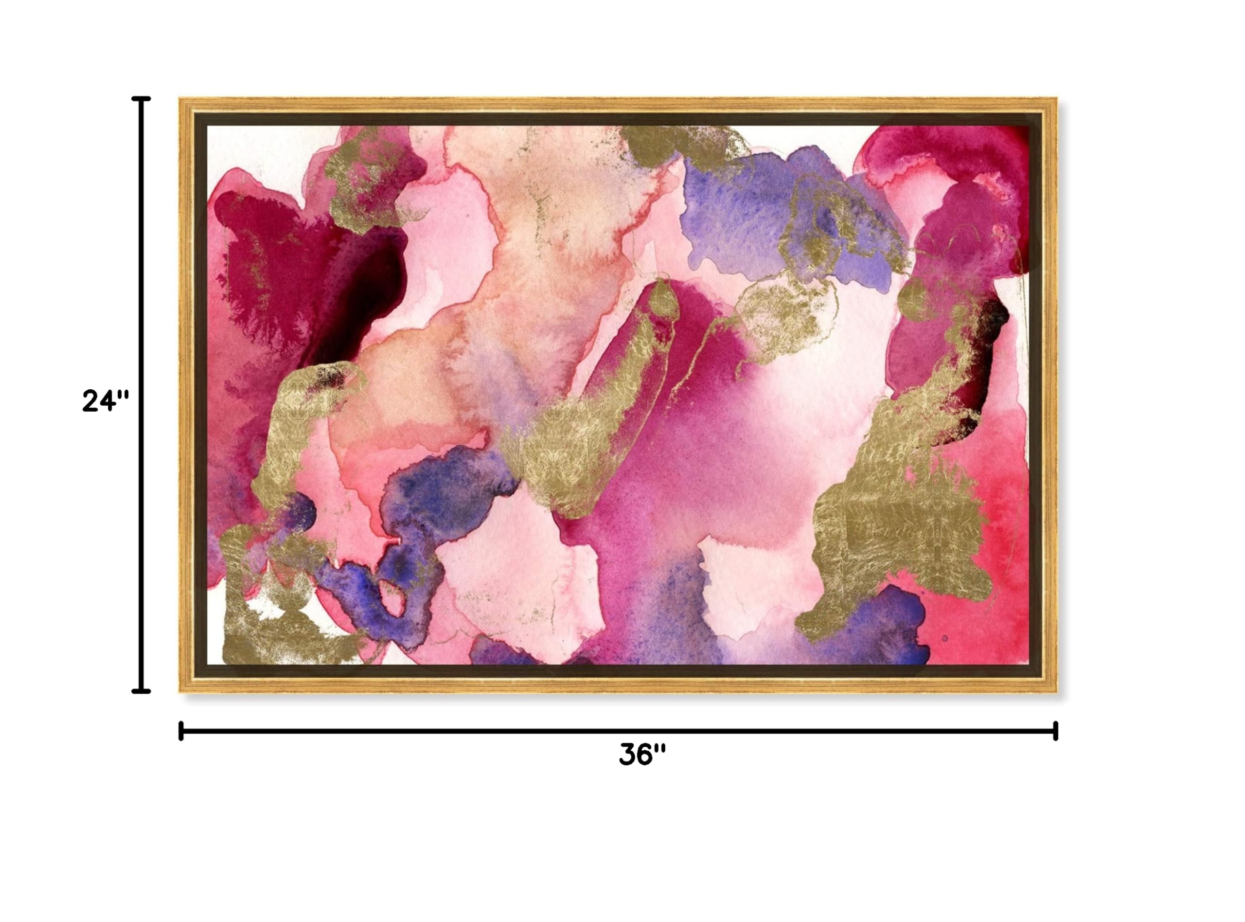 Modern Pink Canvas Wall Art - The Royal Tenenbaums 24x36 Inches by Oliver Gal Artist Co. | Perfect for Living Room, Bedroom & Office Decor