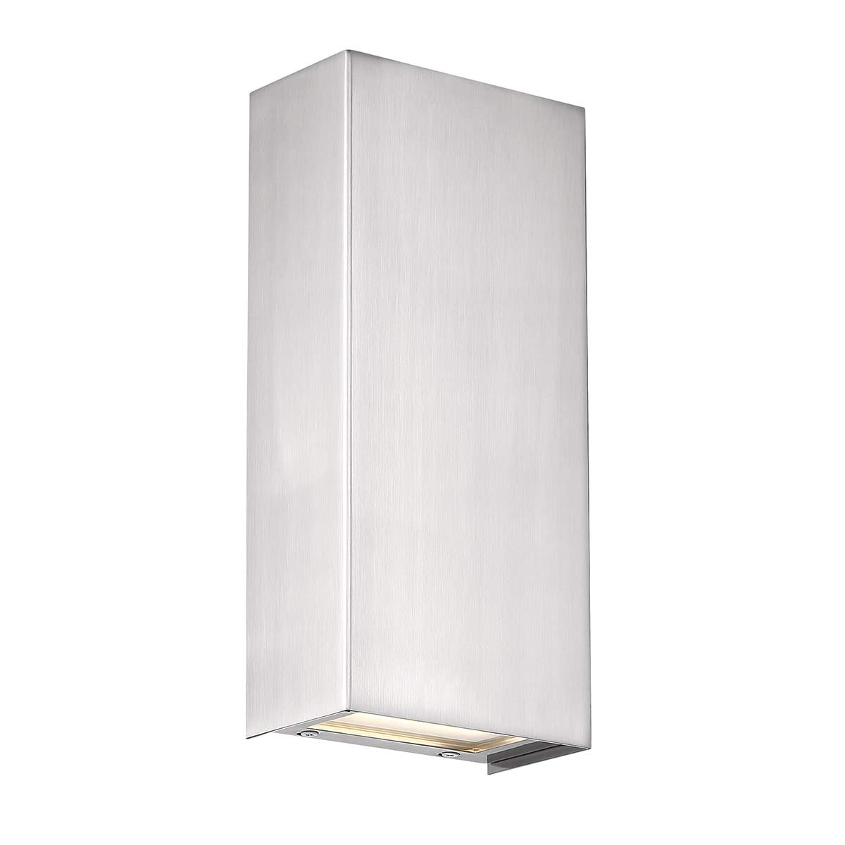 WAC Lighting WS-32912-SN DweLED Blok LED Vertical Wall Sconce 3000K Warm White in Satin Nickel Finish - Perfect for Bedroom, Hallway & Entryway Lighting
