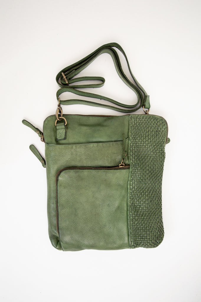 Stylish Olive Leather Handbag for Women - Premium Crossbody Purse with Adjustable Strap, Perfect for Work, Travel & Everyday Use