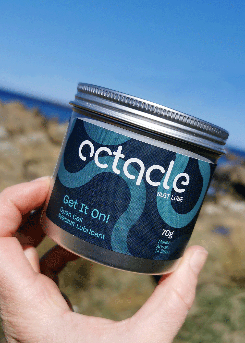 Octacle Open Cell Wetsuit Lubricant - Premium Neoprene Wetsuit Lube for Easy Dressing & Comfort - Ideal for Scuba Diving, Surfing & Water Sports