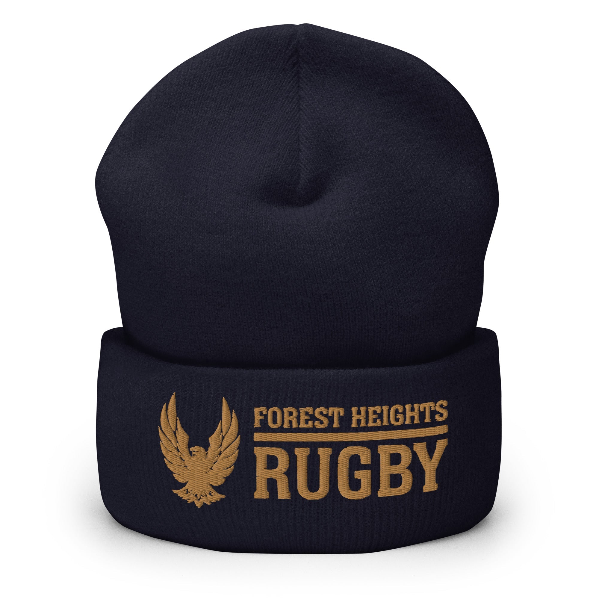 GHFH Rugby Cuffed Beanie Hat for Men & Women - Warm Winter Skull Cap with Foldable Brim - Perfect for Football, Rugby Games & Outdoor Activities