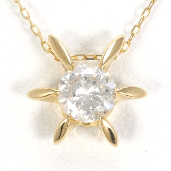 18K Yellow Gold Diamond Necklace for Women - Elegant & Luxurious Jewelry Gift for Anniversary, Wedding, Valentine's Day