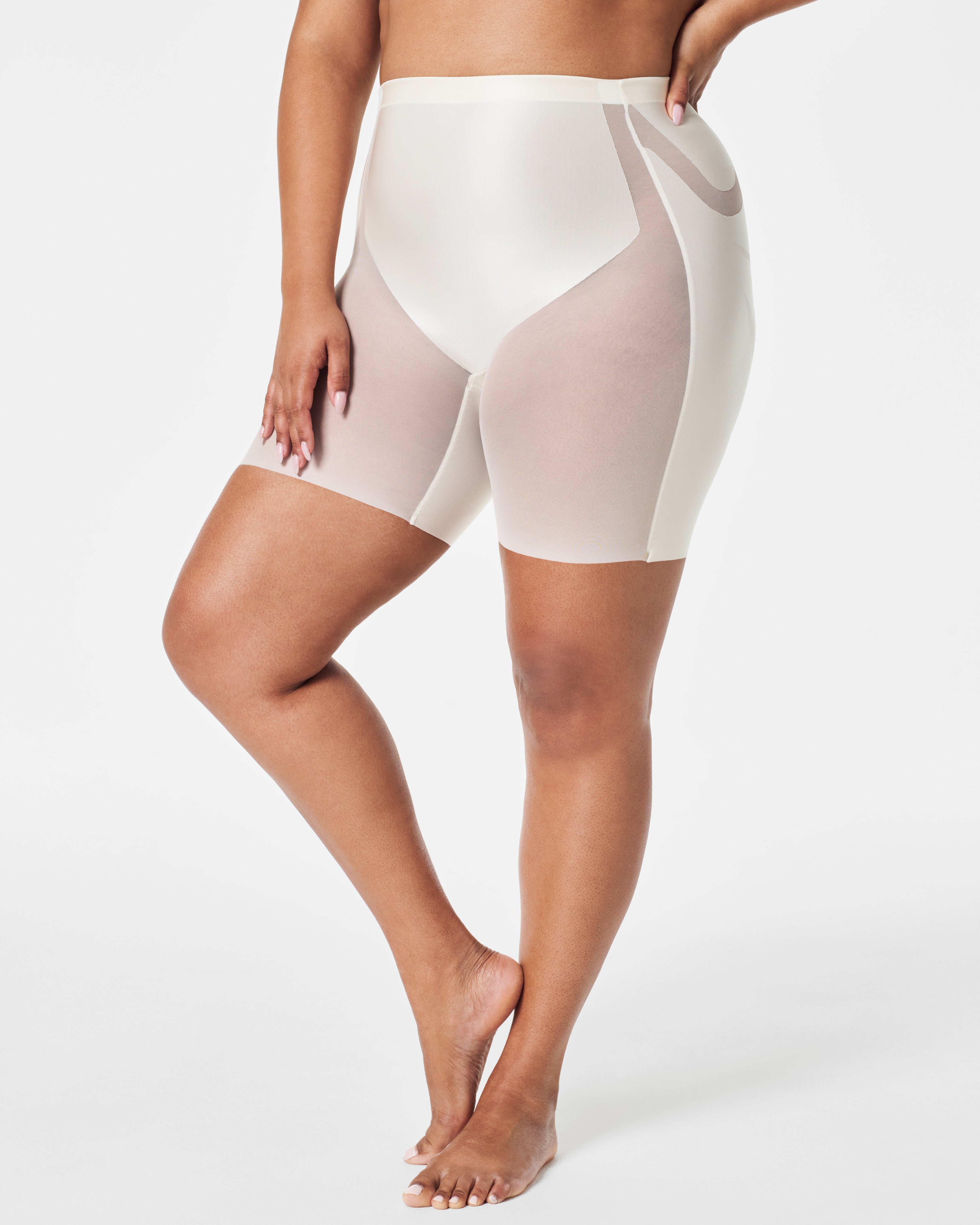 SPANX Booty Lifting Shapewear Shorts - Mid Thigh Slimming Underwear for Women | Perfect for Dresses, Jeans & Workout Outfits