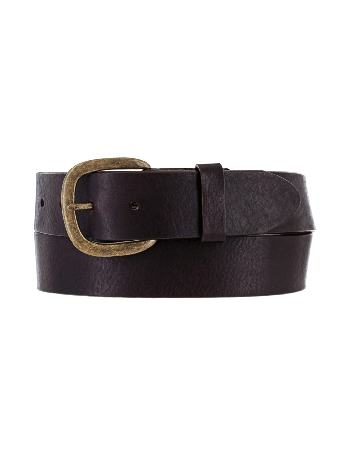 Justin 232BR Genuine Leather Work Belt for Men - Durable Brown Dress Belt for Business Casual & Office Wear | Perfect for Professionals, Formal Occasions & Everyday Use