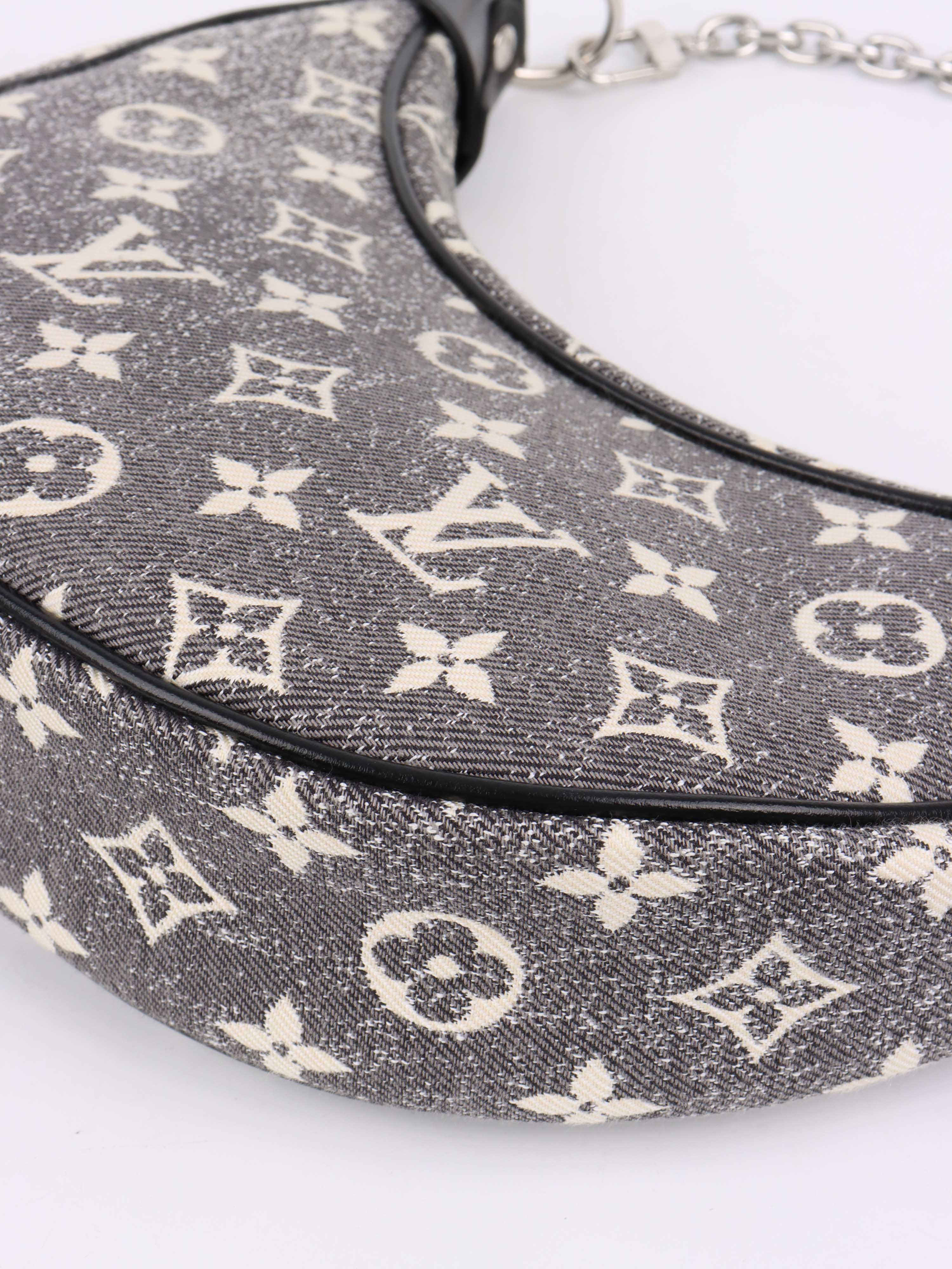 Louis Vuitton Black Denim Loop Bag - Stylish Designer Handbag for Women, Perfect for Everyday Use, Work & Travel Accessories