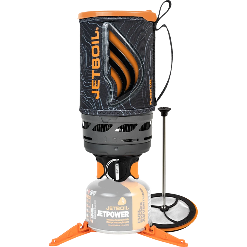 Jetboil Flash Java 1.0L Topo Camping Stove - Portable Cooking System for Backpacking, Hiking & Outdoor Adventures - Compact & Fast Boiling Water for Coffee, Tea & Meals