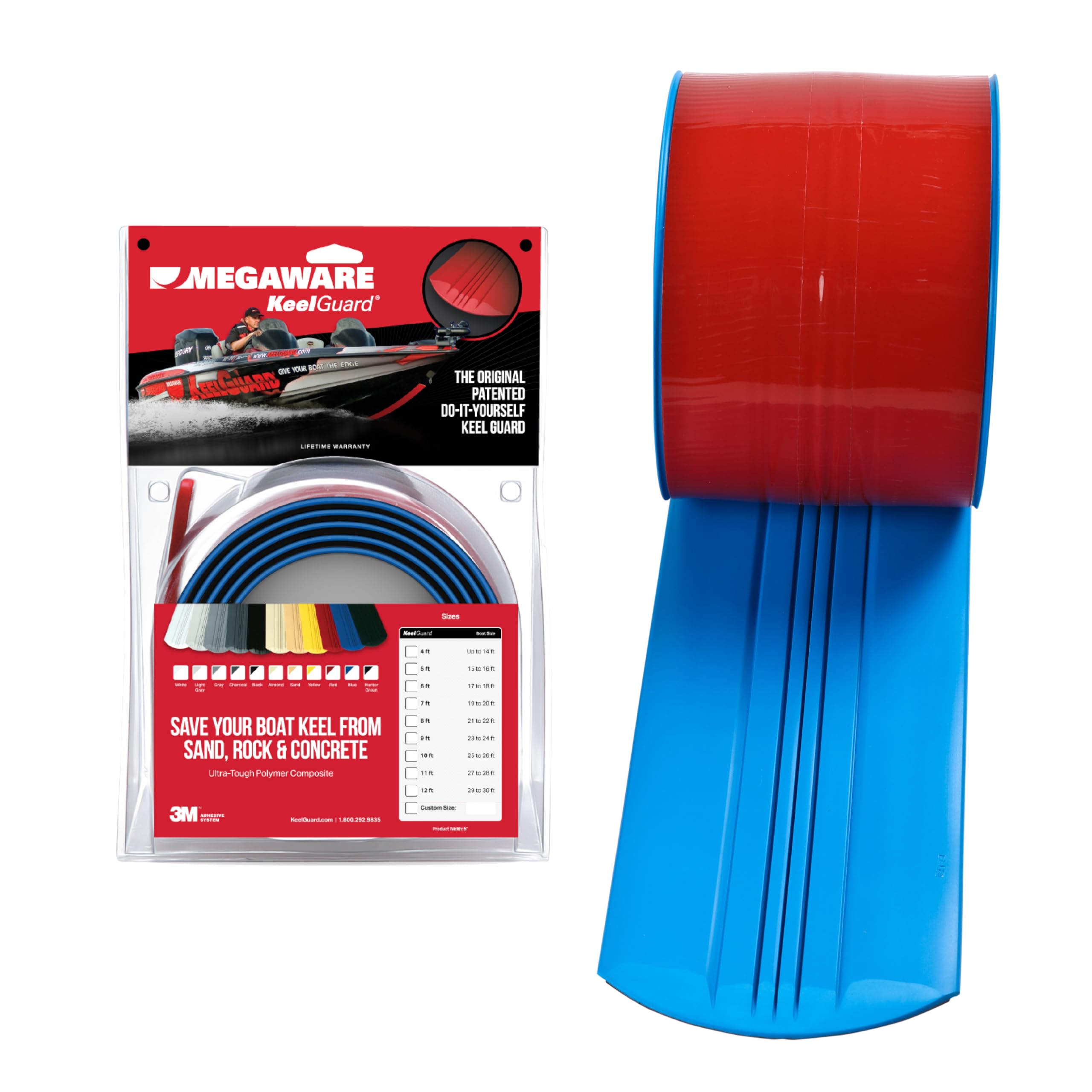 Megaware Self-Adhesive DIY Keel Guard for Boats - 5