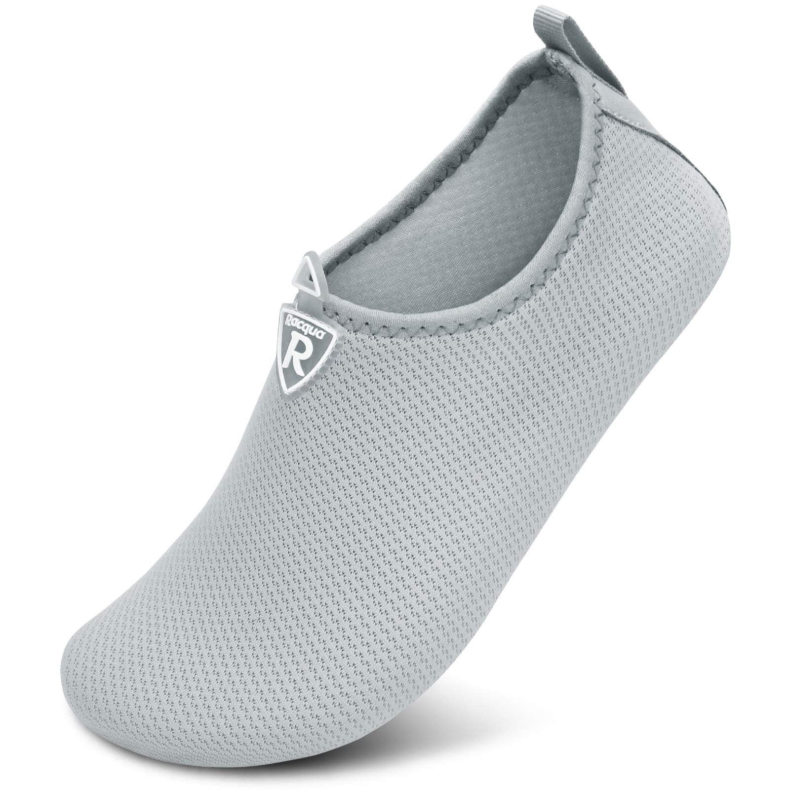 Racqua Barefoot Water Shoes for Men & Women - Quick-Dry Beach Swim Shoes, Yoga Socks for Pool, Surfing, Aqua Fitness & Outdoor Activities
