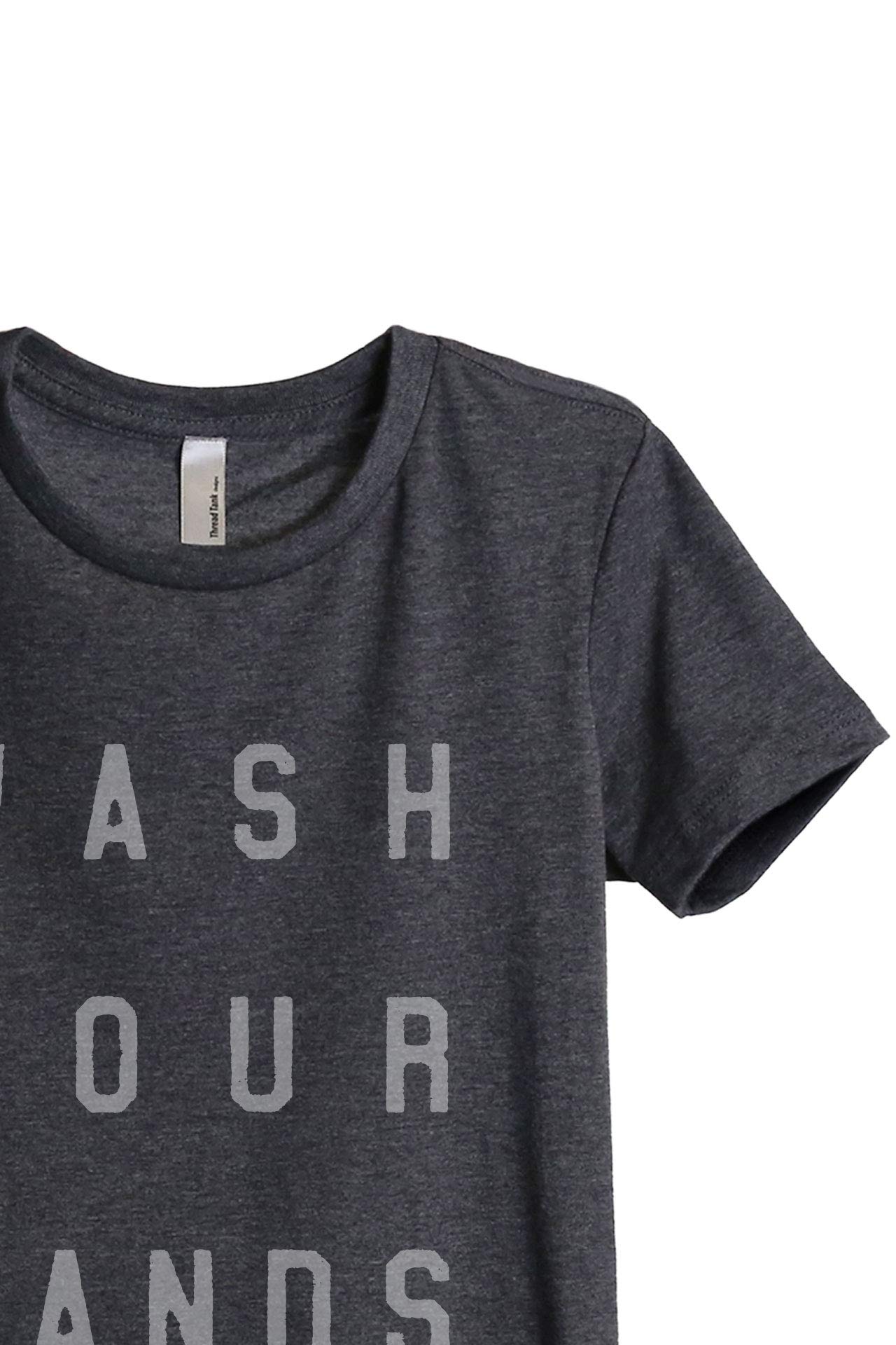 Wash Your Hands Motherism Women's Relaxed Fit Graphic T-Shirt - Casual Comfort Tee for Everyday Wear, Street Style & Lounge Outfits