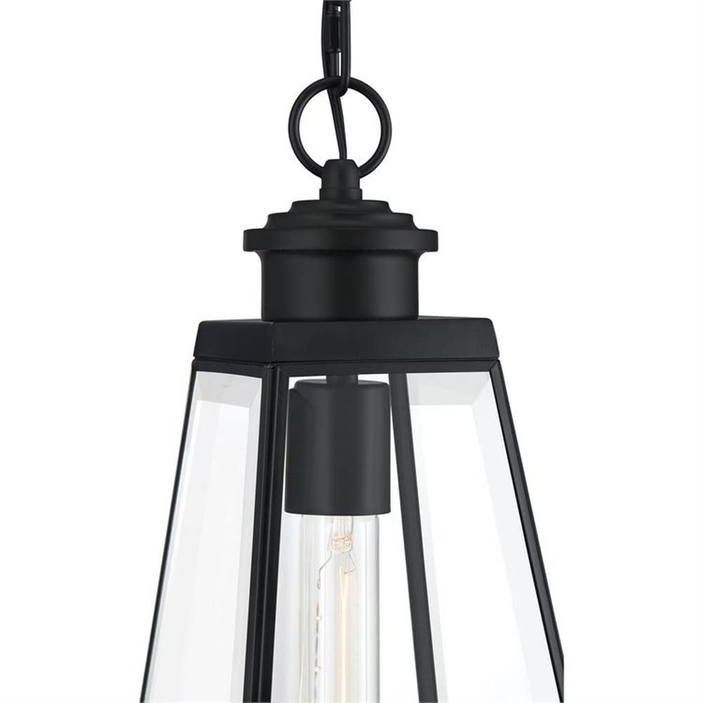 1 Light Outdoor Hanging Lantern - Transitional Style Weatherproof Patio Light - Perfect for Porch, Garden & Backyard Decor (Model: 71-Bel-3383699)