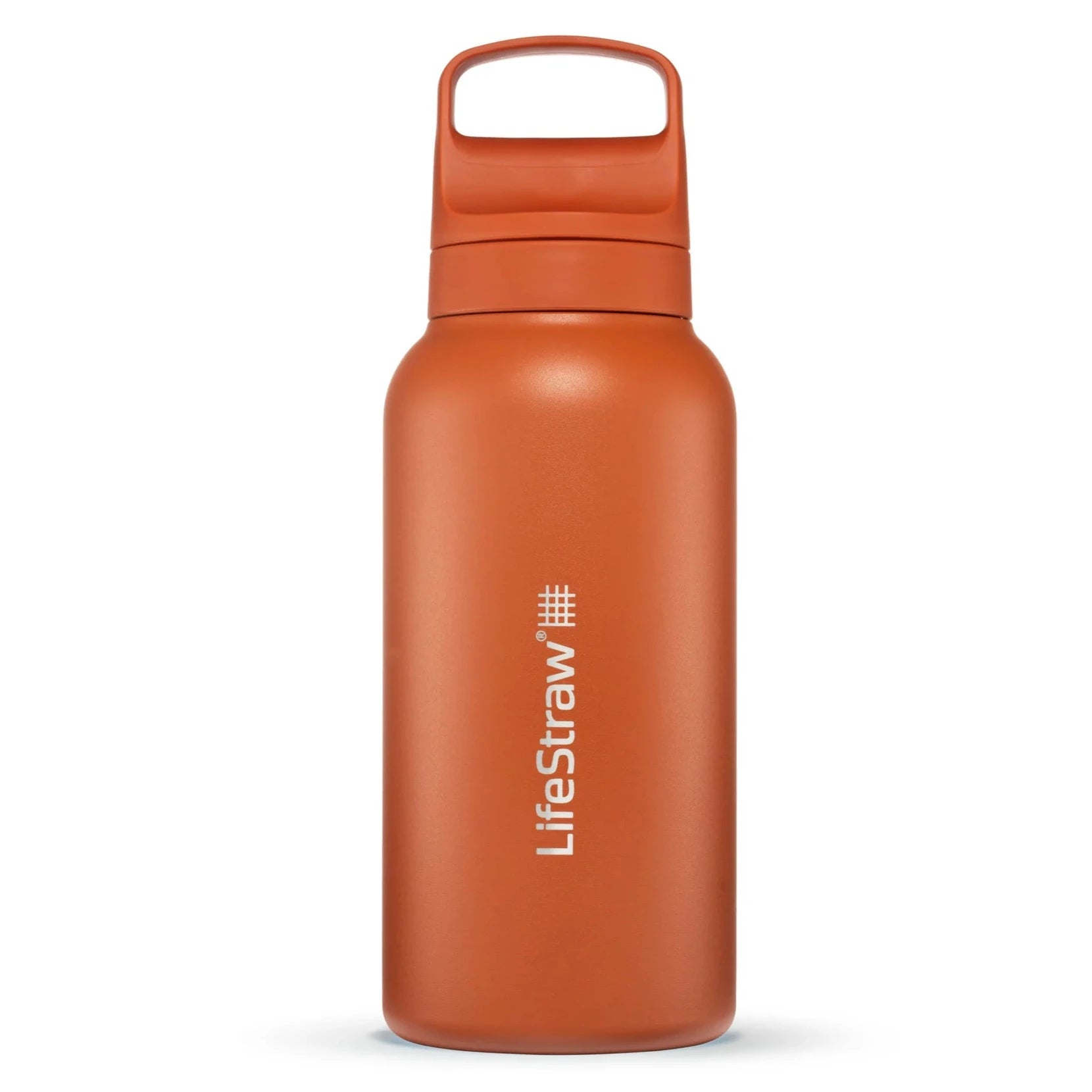 LifeStraw Go 2.0 Stainless Steel Water Filter Bottle - 1L BPA-Free Portable Water Purifier for Hiking, Camping & Travel - Removes 99.9% of Bacteria & Parasites