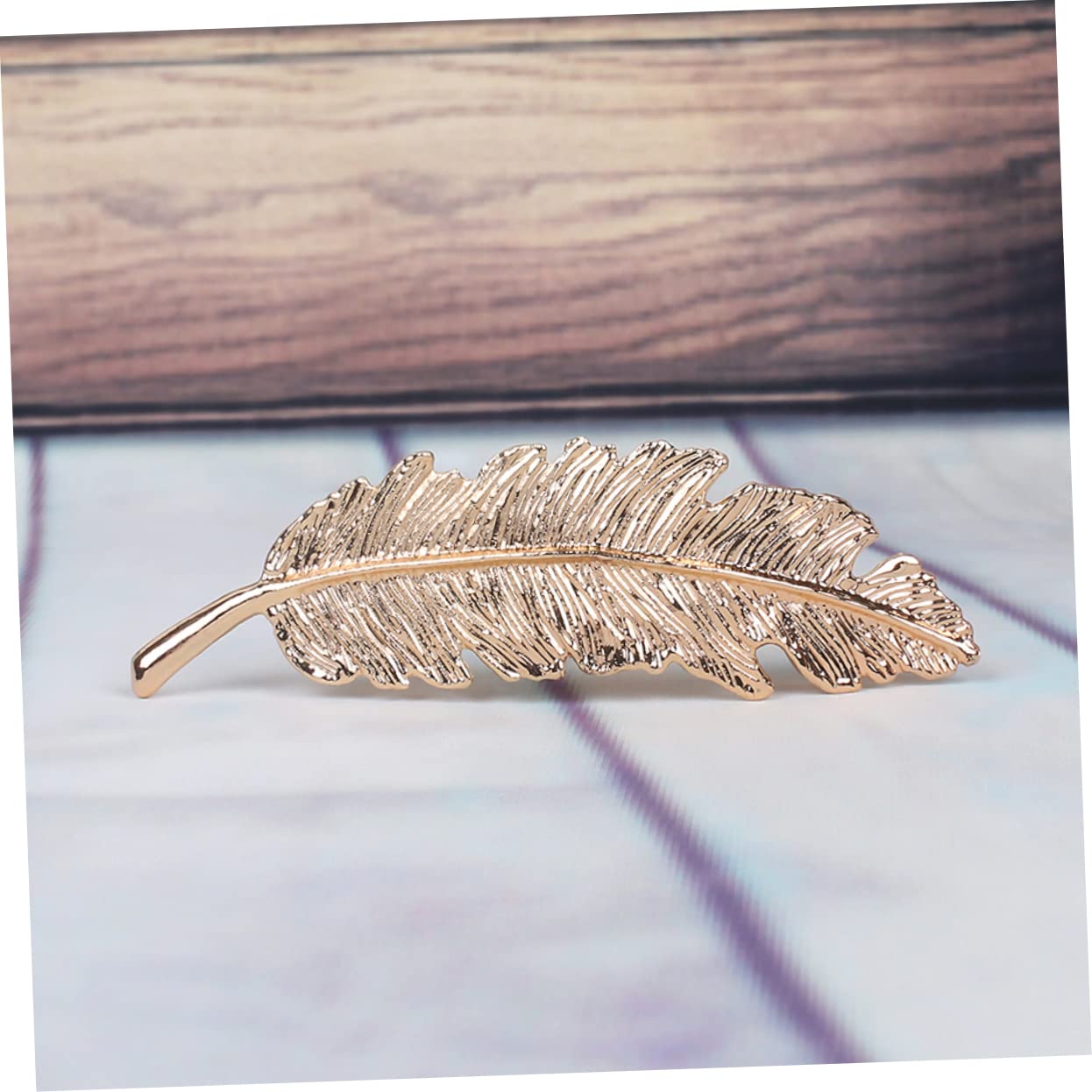 POPETPOP Handmade Gold Bridal Hairpin - Leaf Hair Clip for Women & Girls | Wedding, Prom, Party Hair Accessories