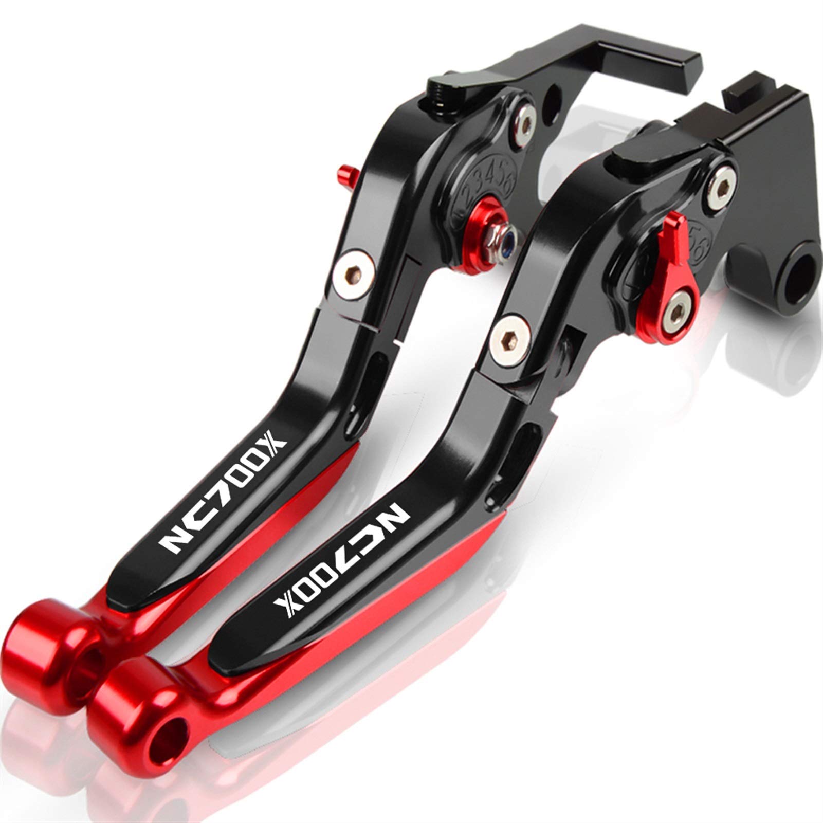 High-Performance Motorcycle Brake & Clutch Levers - CNC Aluminum Racing Handle Levers for Honda NC700X (2012-2013) - Durable Motorcycle Accessories for Street & Track Riding