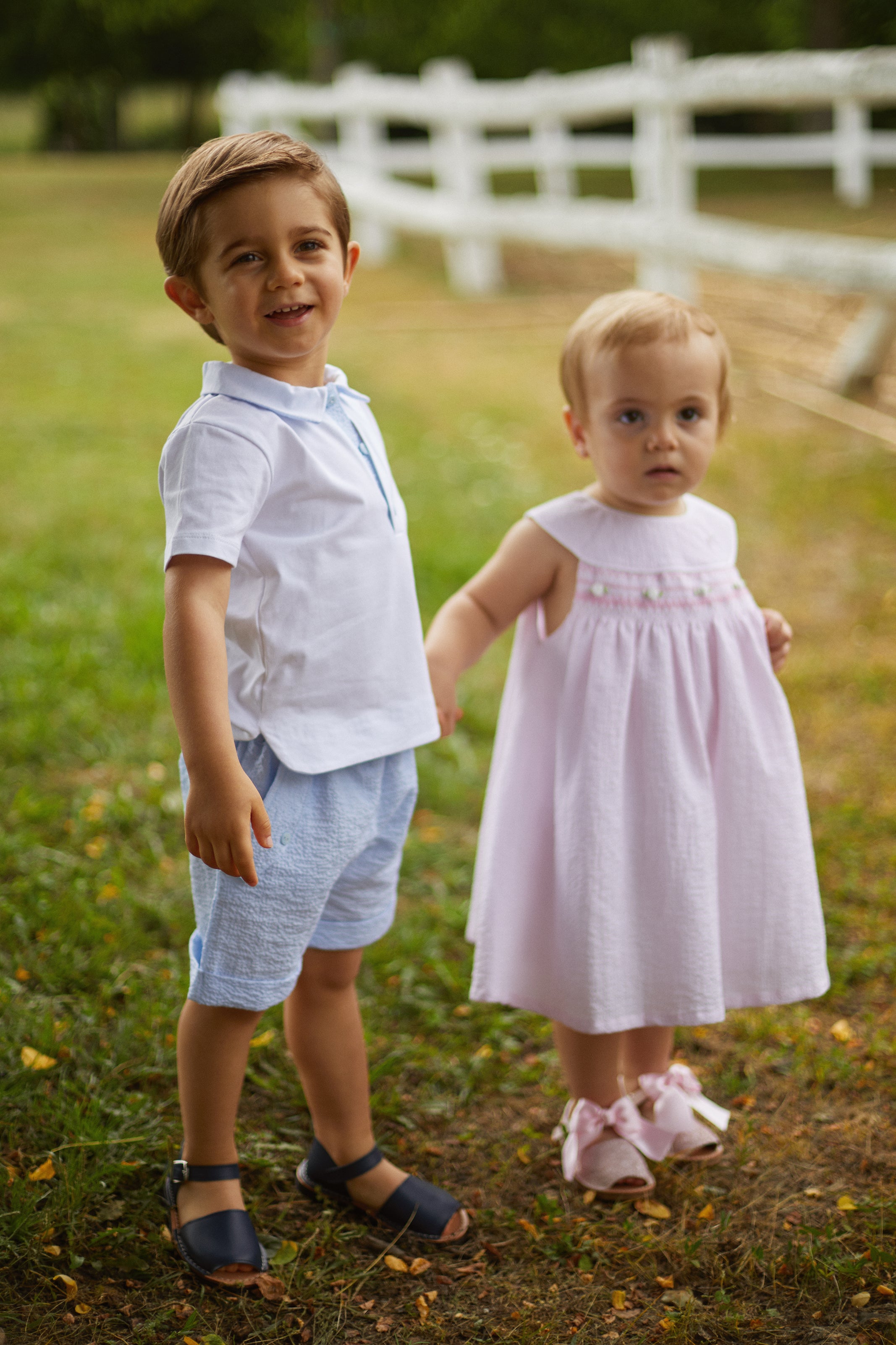 Cordelia Pink Smocked Rose Bud Dress for Girls - Floral Embroidered Party Gown - Perfect for Weddings, Birthday Parties & Special Occasions