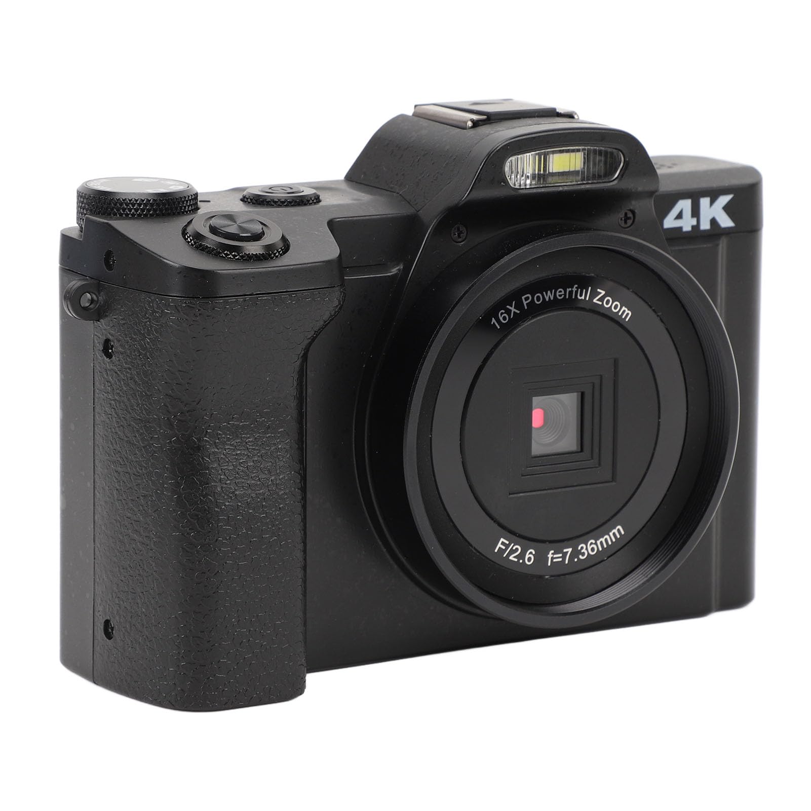 4K Digital Camera 48MP Vlogging Camera with 16X Digital Zoom, Compact Travel Video Camera with 3.5