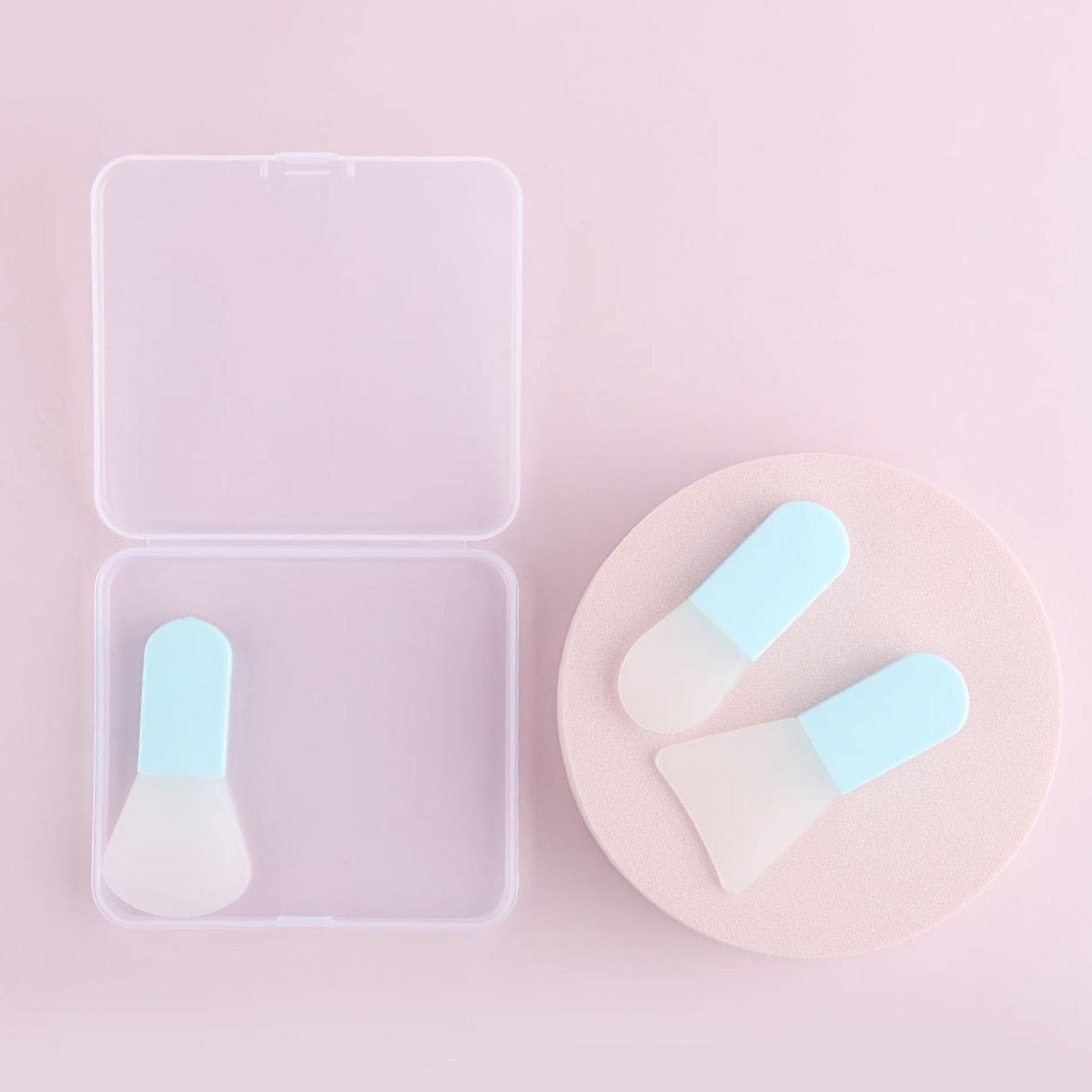 Flexible Makeup Spatula - Facial Mud Mask Applicator Brush for Hairless Body Lotion & Butter, Perfect for Clay, Charcoal & Mixed Masks - Ideal for Spa, Skincare & At-Home Beauty Treatments