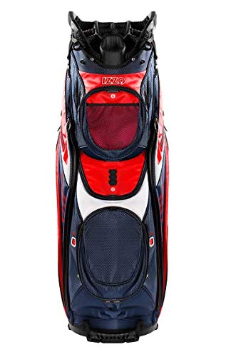 IZZO Golf Gemini Cart Golf Bag - Lightweight Stand Bag with 14-Way Divider, Durable & Water-Resistant for Men & Women - Perfect for Golf Courses, Driving Range & Travel