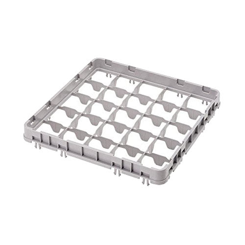 Cambro 25E2151 Camrack Full Size Half Drop Extender - 25 Compartment Organizer for Kitchen, Office & Restaurant Storage - Soft Gray Food Pan Rack for Efficient Space Management