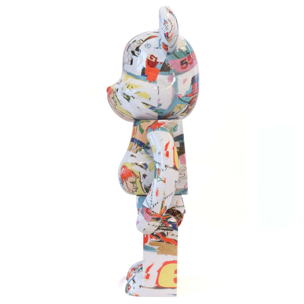 1000% Bearbrick Warhol X Basquiat 4 Limited Edition Designer Art Toy - Perfect for Collectors, Home Decor & Pop Culture Enthusiasts