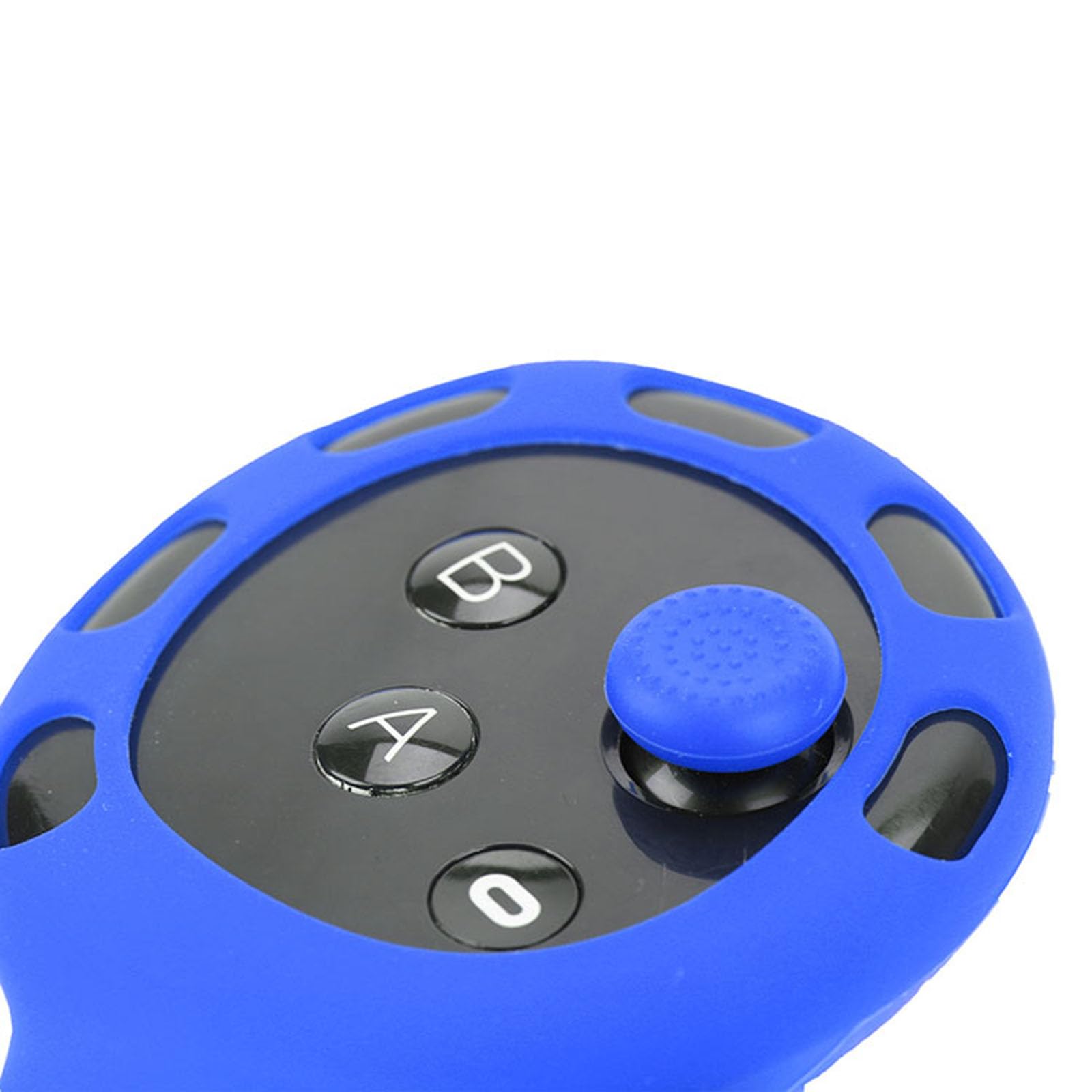 Non-Slip Silicone VR Controller Grips for Meta Quest 3 - Adjustable Strap & Joystick Cap Protective Cover (Blue) | Enhanced Grip for Immersive Gaming & VR Experiences