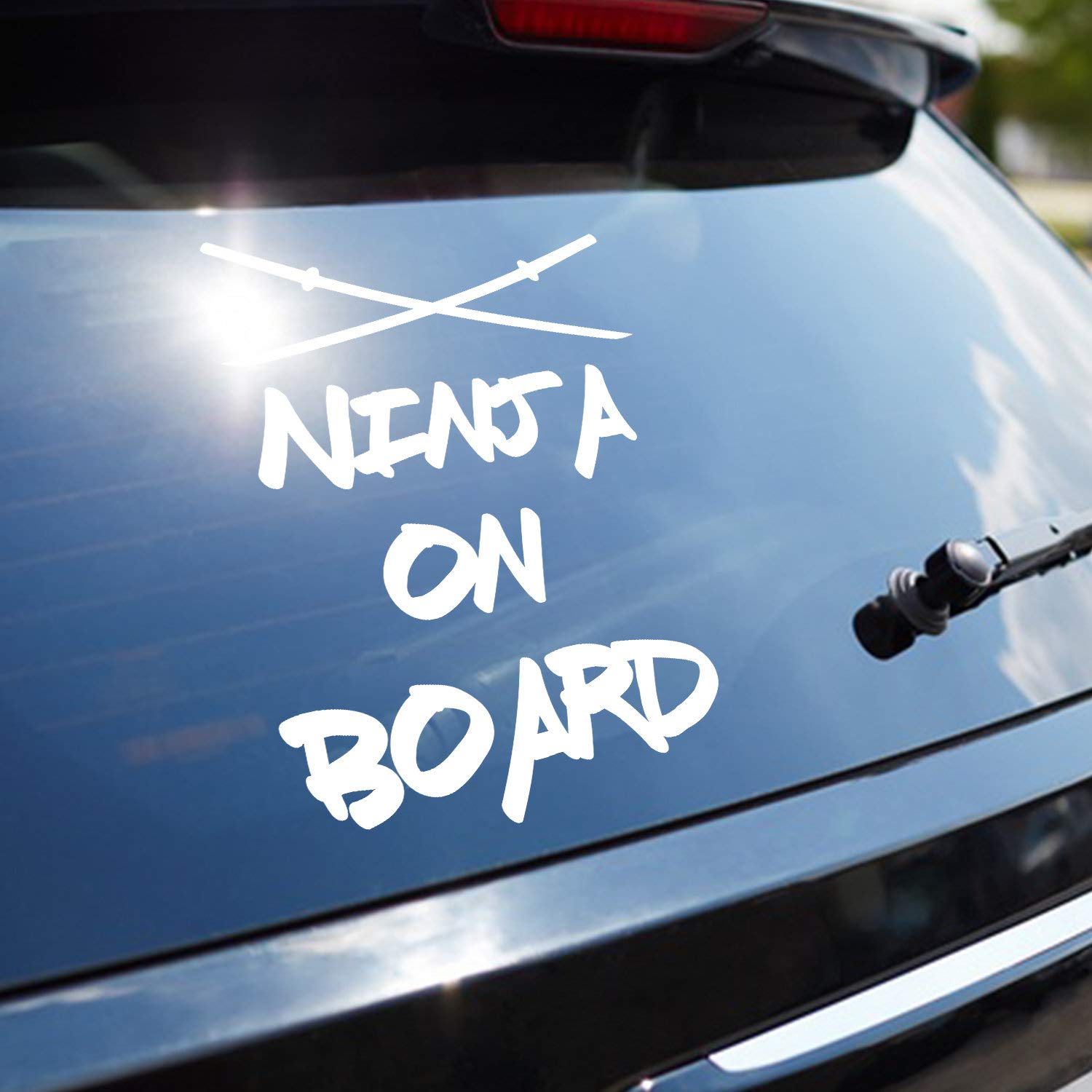 Funny Baby On Board Car Vinyl Sticker - Cute Safety Decal for Vehicle Windows & Bumpers - Perfect Gift for Kids, Boys & Girls - Great for Family Road Trips & School Carpool Safety