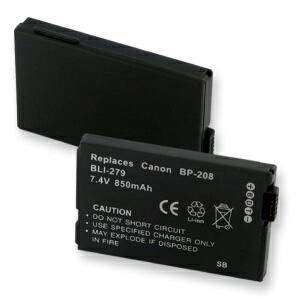 Canon BP-208 Li-ion Battery 850mAh Replacement for Select Canon Cameras - Perfect for Travel Photography & Professional Shoots