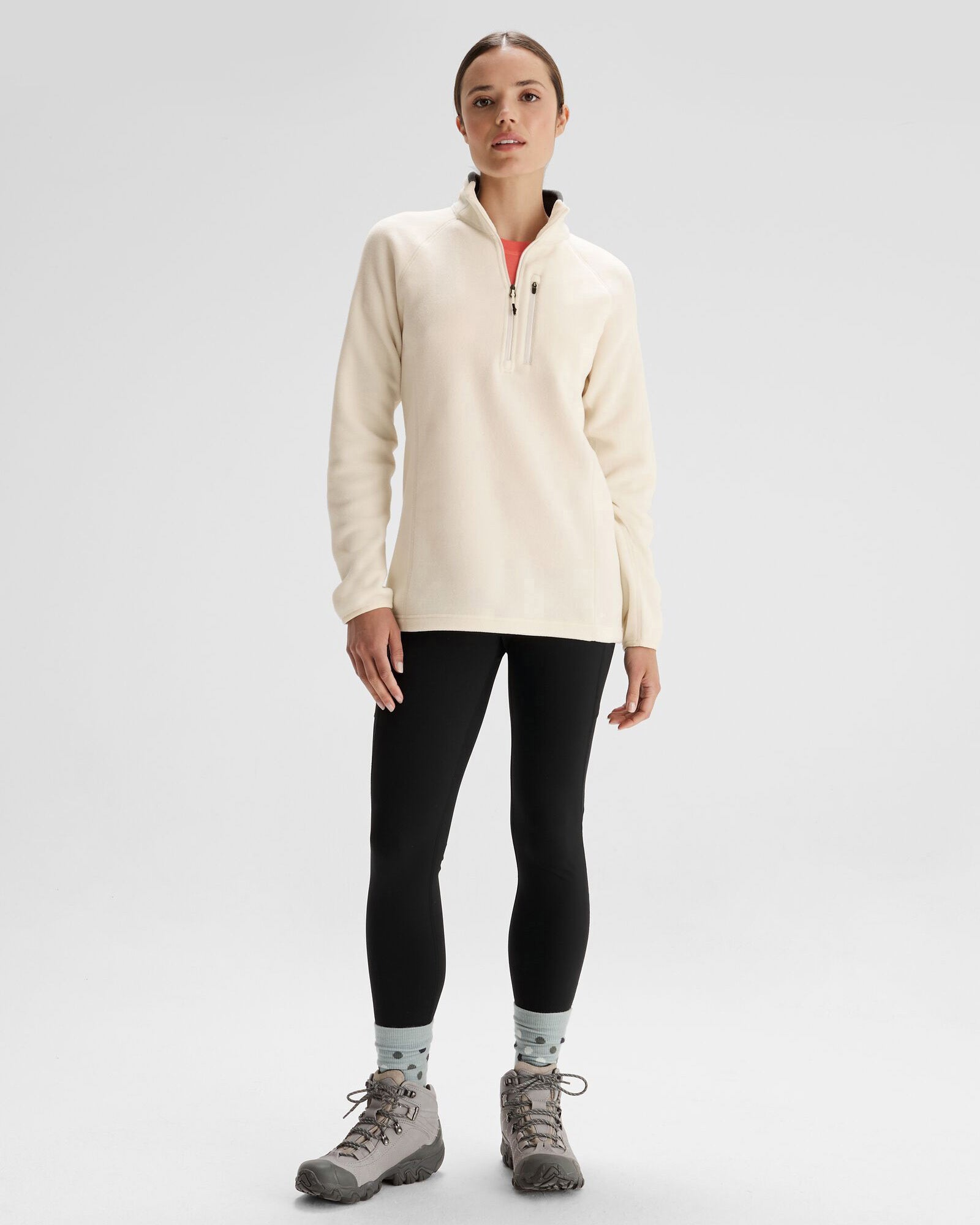 Women's Ridge 100 PrimaLoft Bio Eco-Friendly Insulated Pullover Hoodie - Natural Color for Hiking, Camping & Outdoor Adventures