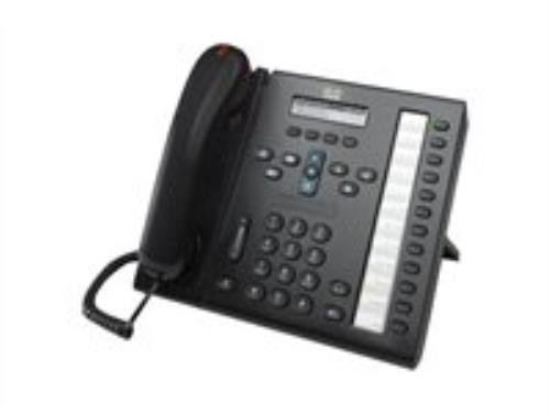 Cisco CP-6961-CL-K9 Unified IP Phone 6961 - Business VoIP Desk Phone with HD Voice, Call Forwarding & PoE Support - Ideal for Office Communications & Remote Work